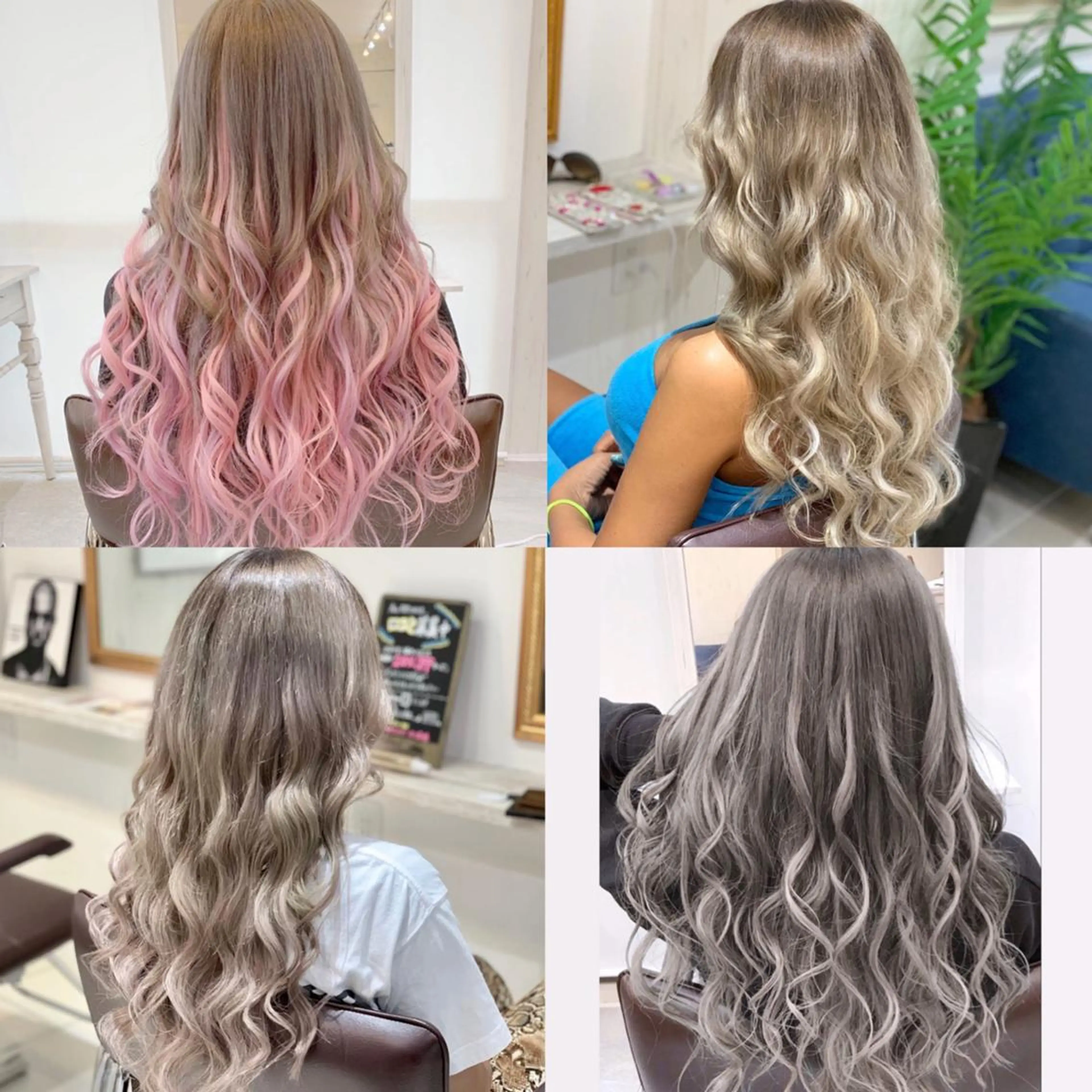 ロング シールエクステ エクステ ハイライト レイヤーカット モデル募集中 ★D.Cのヘアスタイル