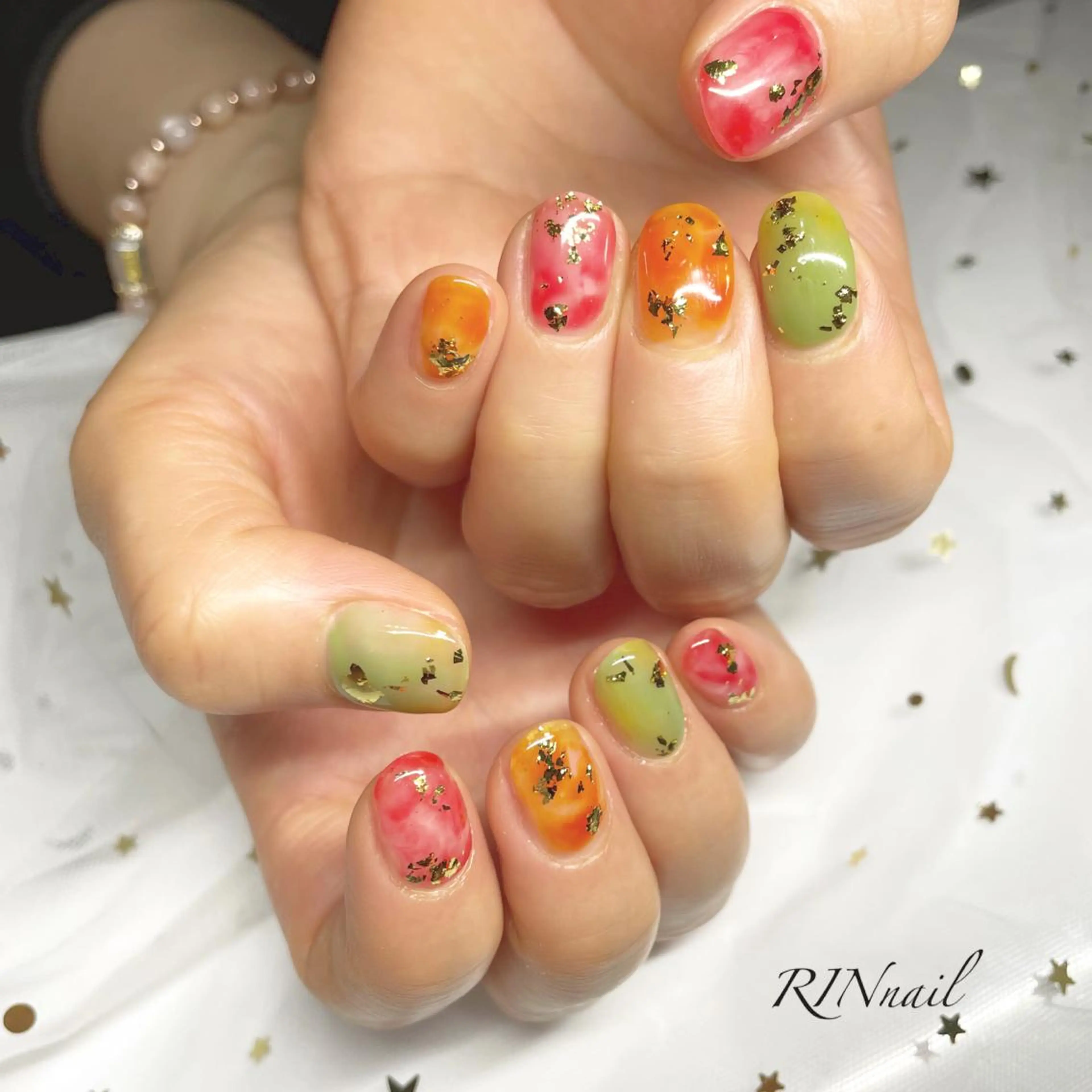 ネイル ハンドネイル ハンドケア RIN HOMEnailのネイルデザイン