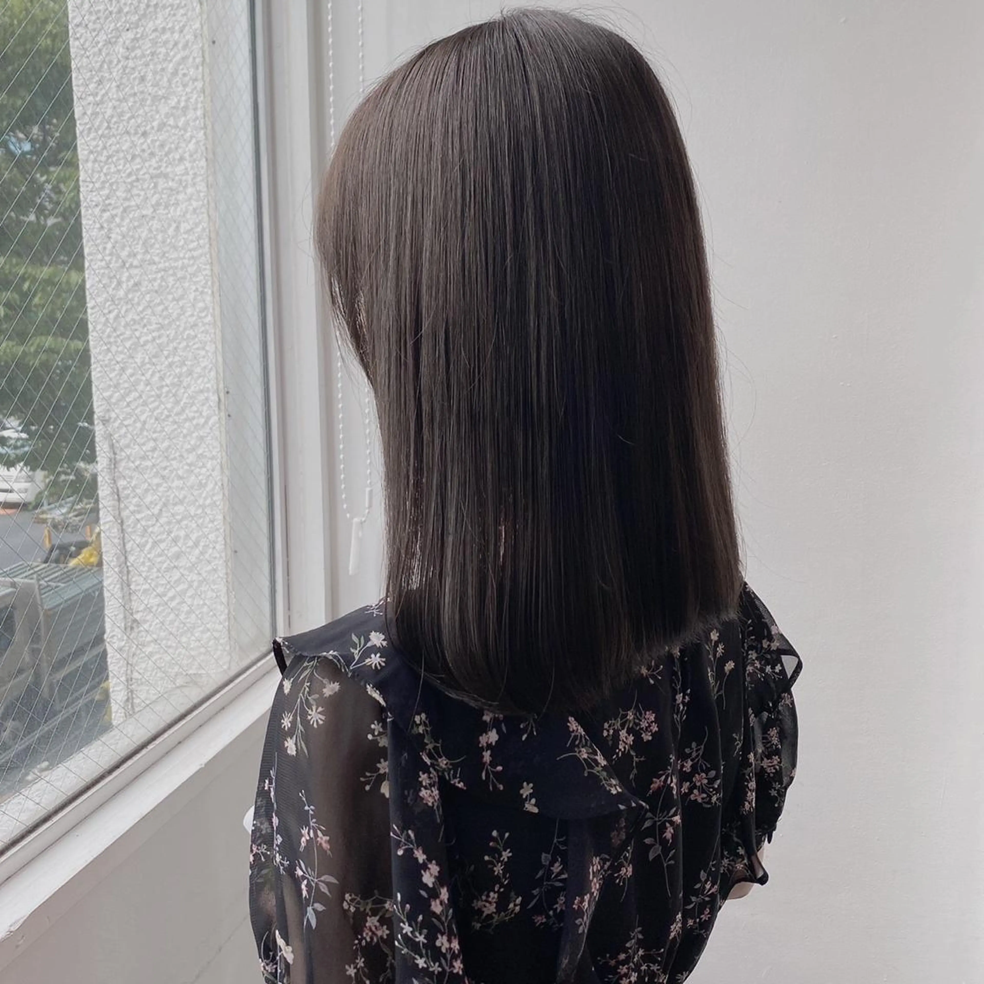 セミロング ヘアカラー トリートメント ヘッドスパ ヘアセット 大人っぽ上品🤍韓国 レイヤー🤍ふうがのヘアスタイル