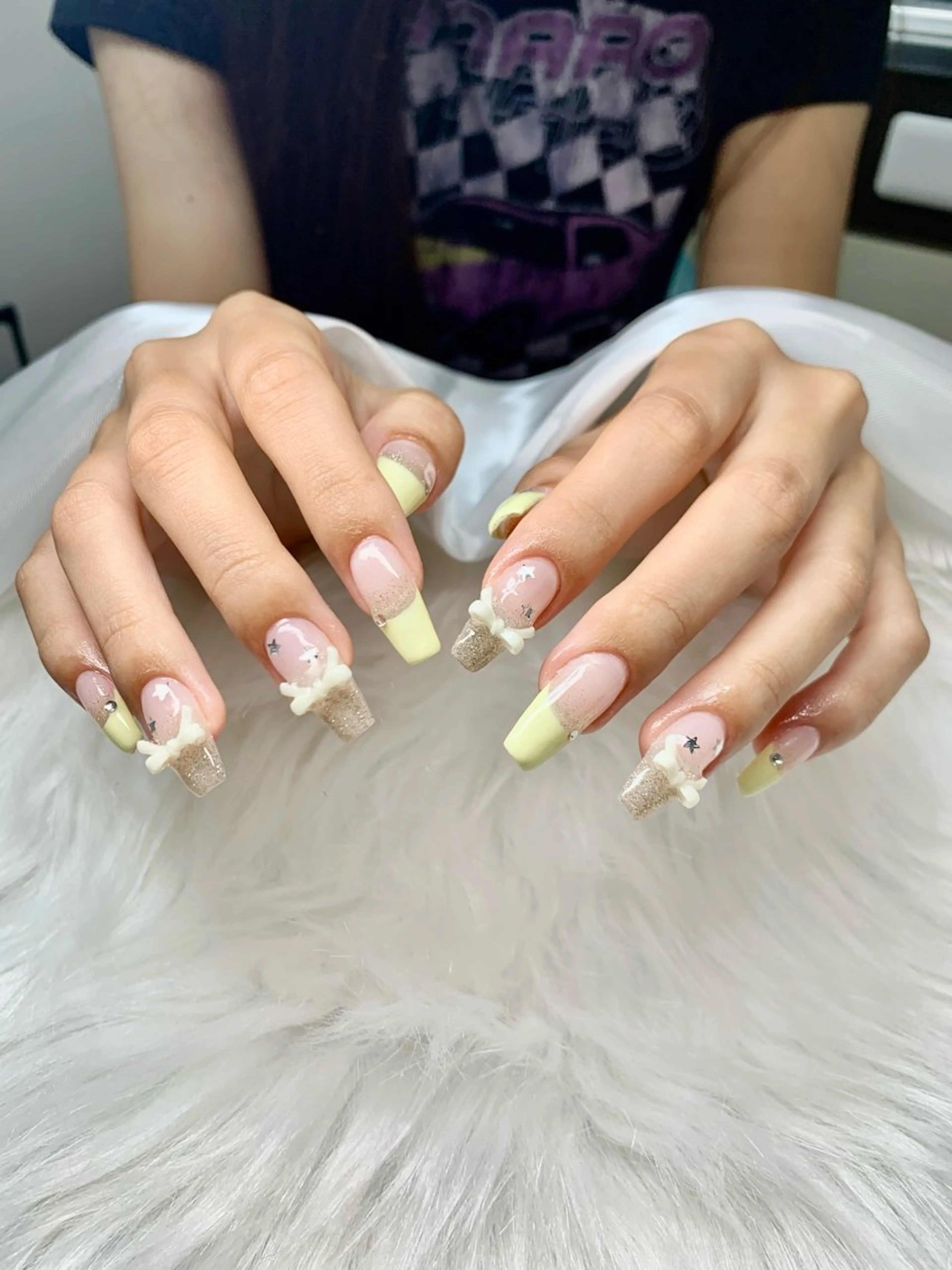 ネイル 長さ出し ネイルチップ Lily nails studio所属・Lily nails studioのネイルデザイン