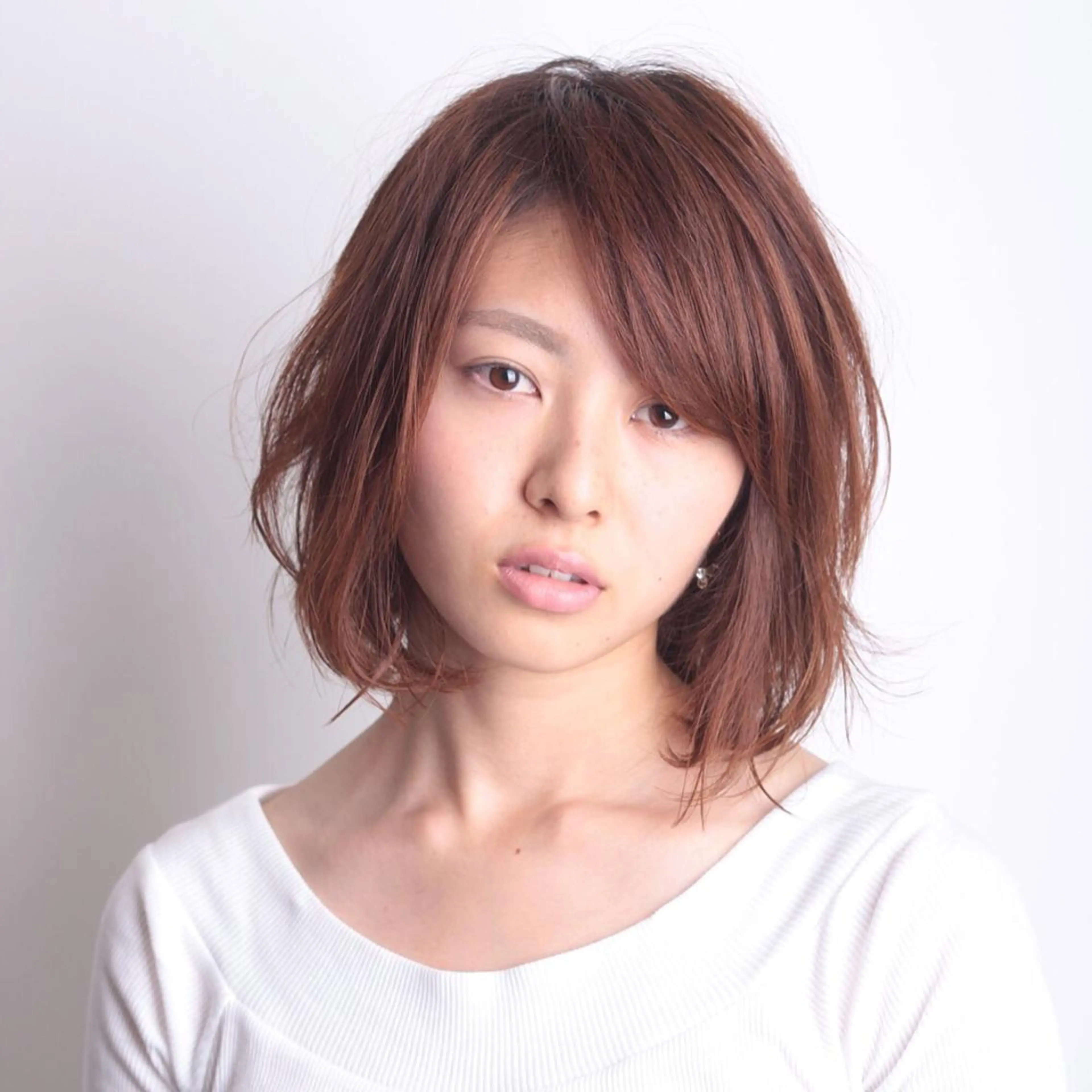 ミディアム カラー RESBORN所属・長岡 大偉のヘアスタイル