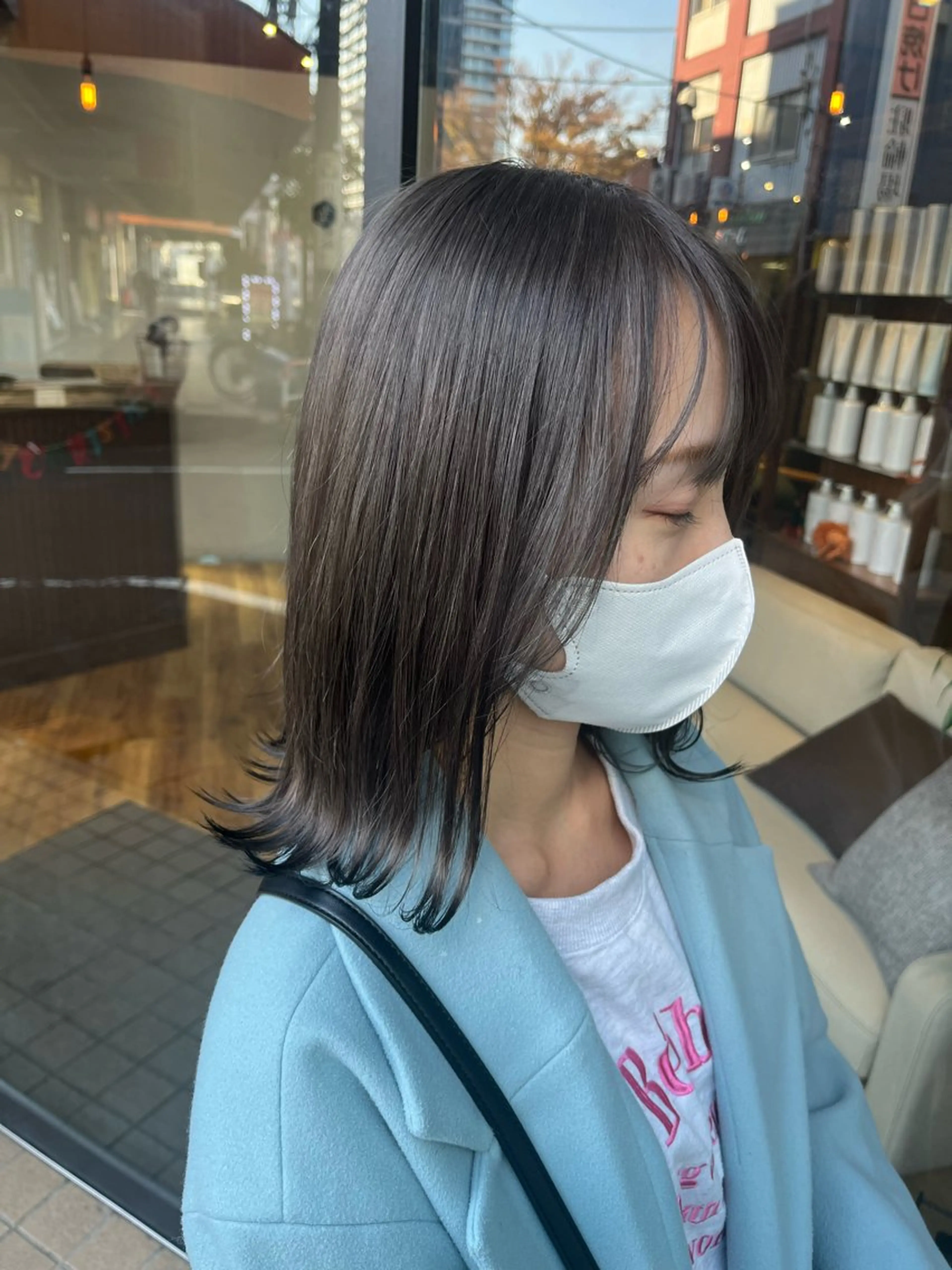 ミディアム ヘアカラー こじま しょういちのヘアスタイル