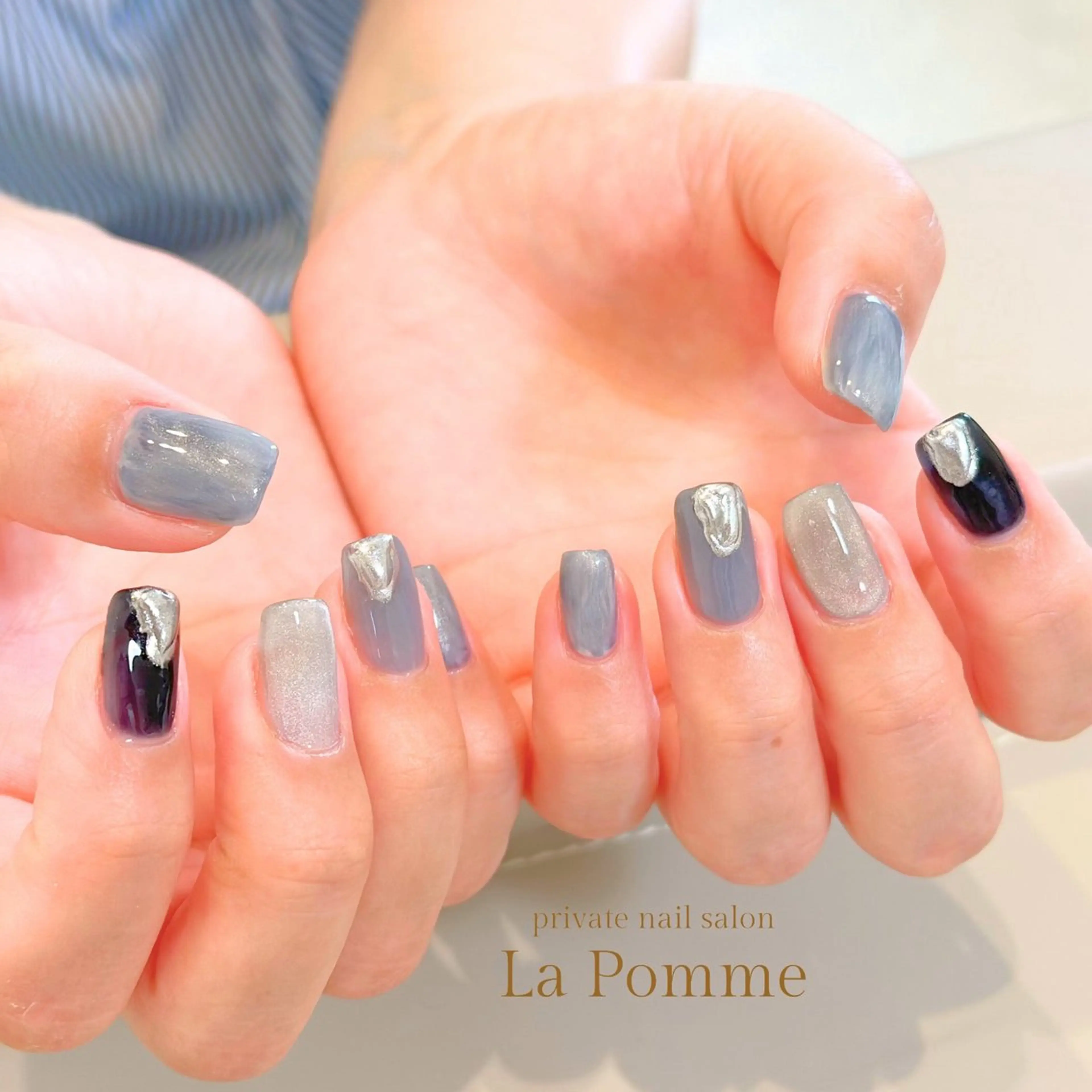 ネイル ハンドネイル nail salon La Pommeのネイルデザイン