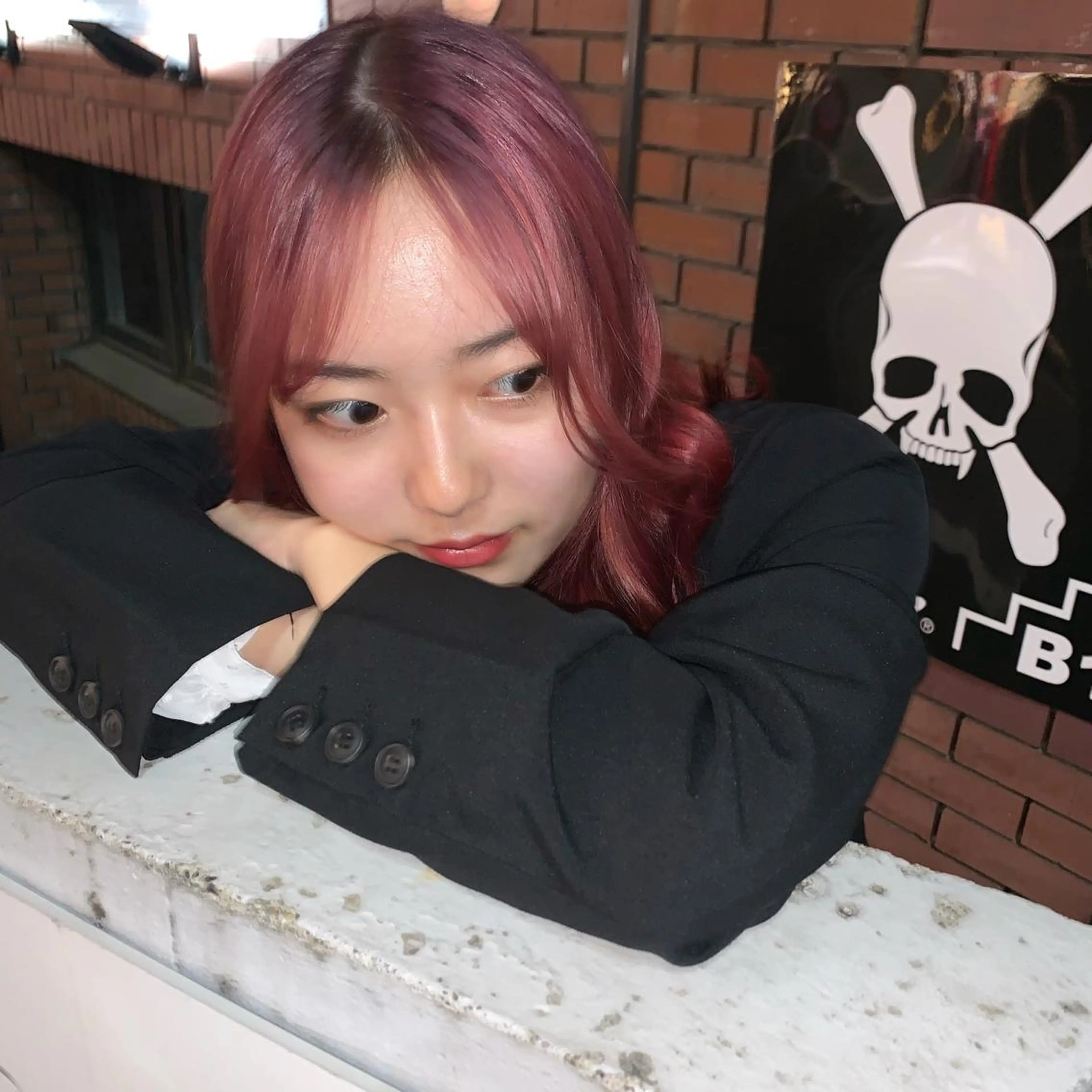 ミディアム カラー ピンクベージュ/新潟 万代/高橋桃葉🍑のヘアスタイル