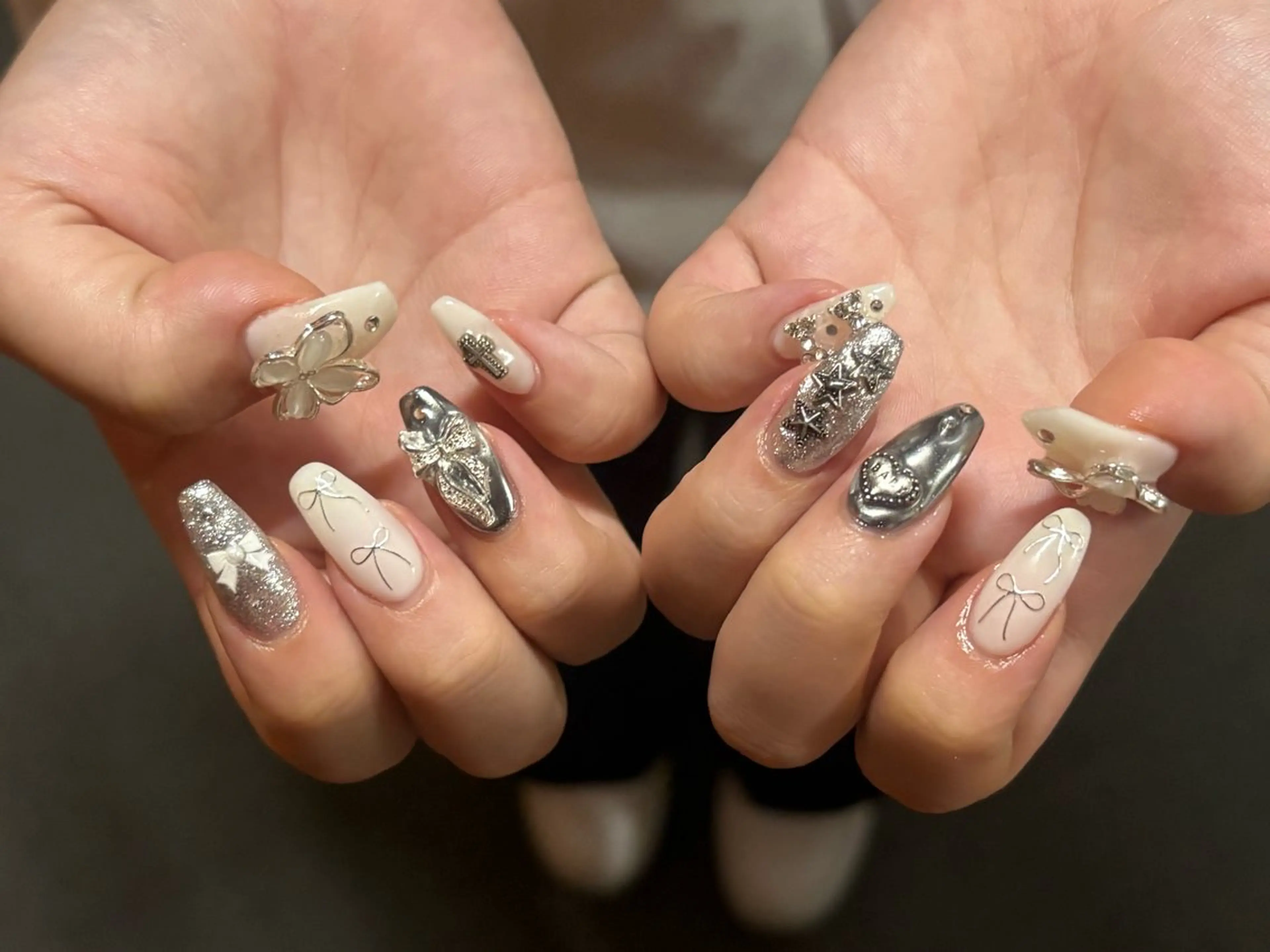 ネイル ハンドネイル ハンドケア ♡Bivi♡自爪に 優しいネイルサロンのネイルデザイン