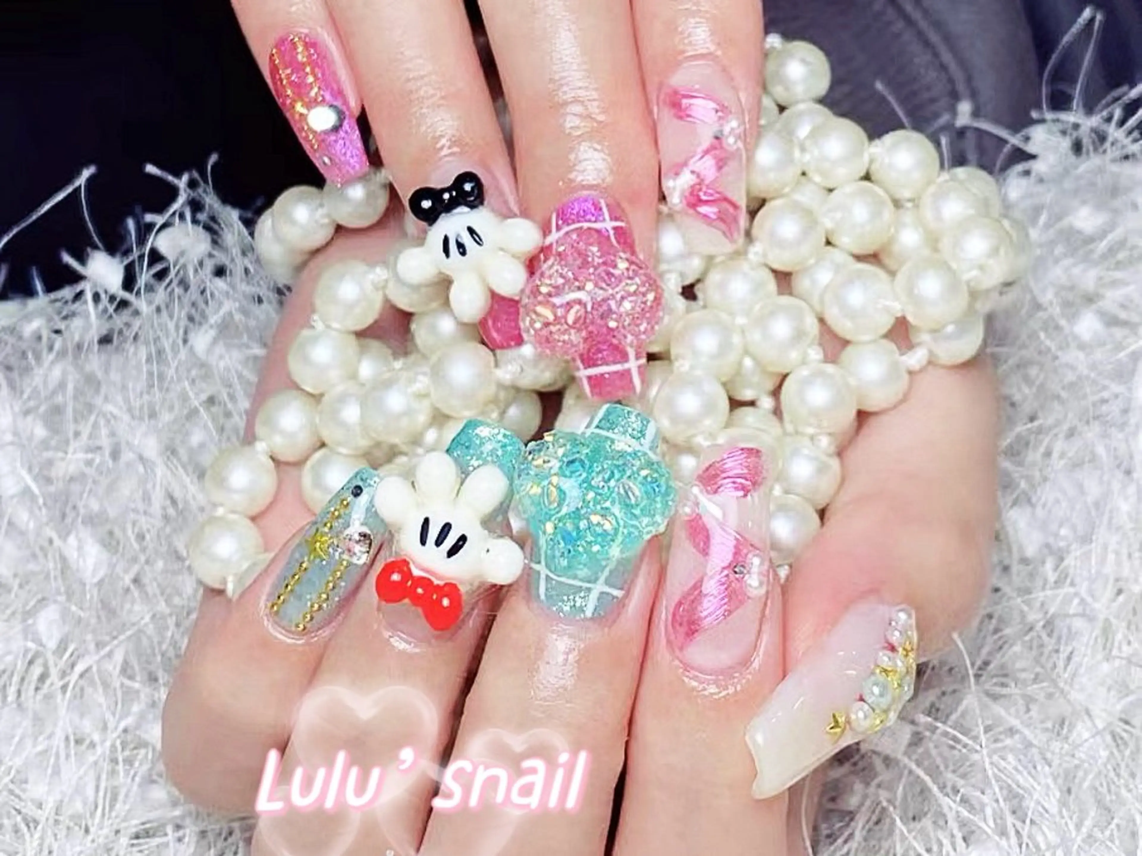 ネイル スカルプネイル Lulu’s ネイルのネイルデザイン