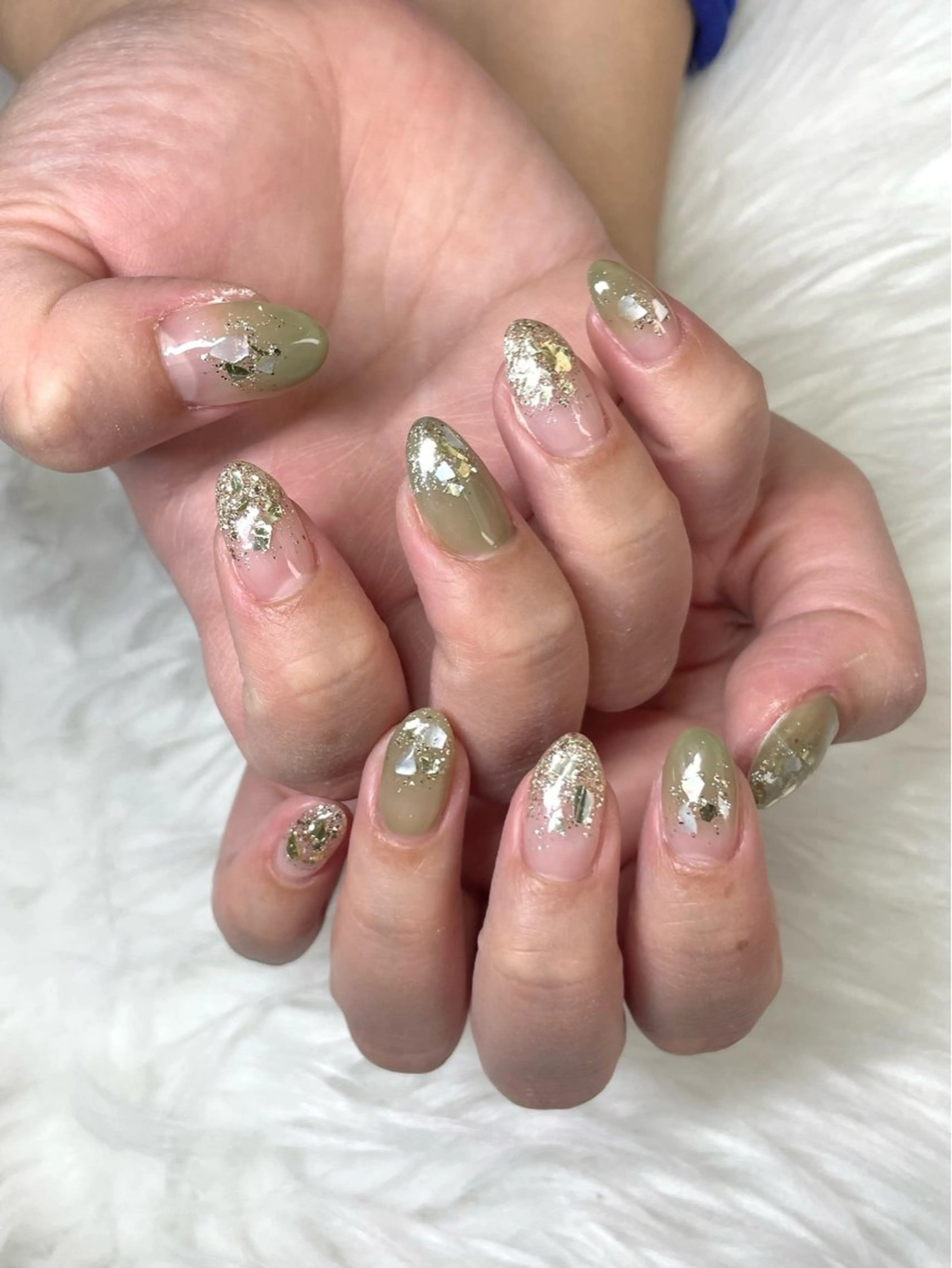 ネイル ピスタチオネイル ハンドネイル e-up by boss所属・e-up nail Arisaのネイルデザイン
