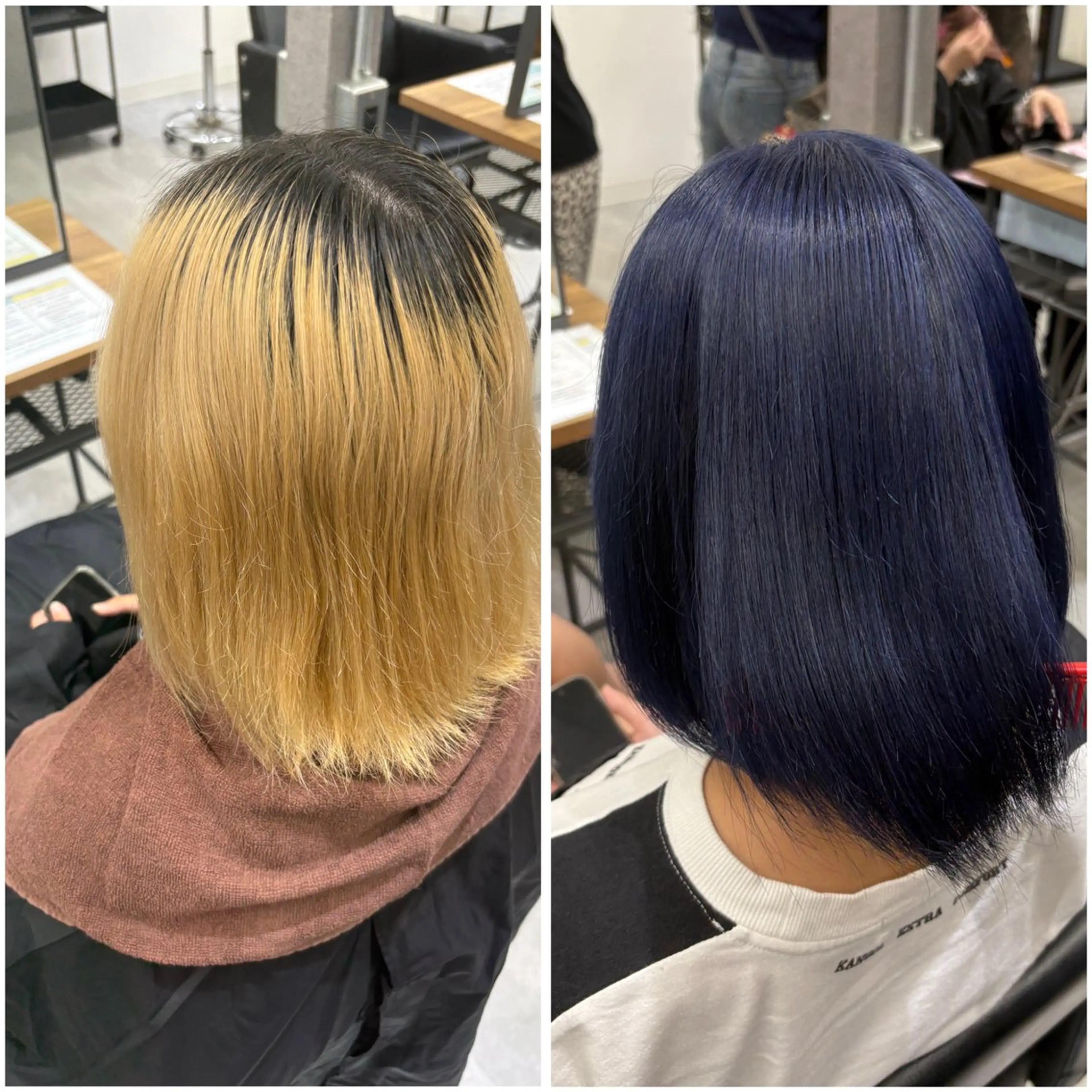 カラー ブルーカラー デザインカラー ハイライトカラー ハイトーンカラー インナーカラー ヘアカラー SHUNTA✨ NEXT/赤み消しのヘアスタイル