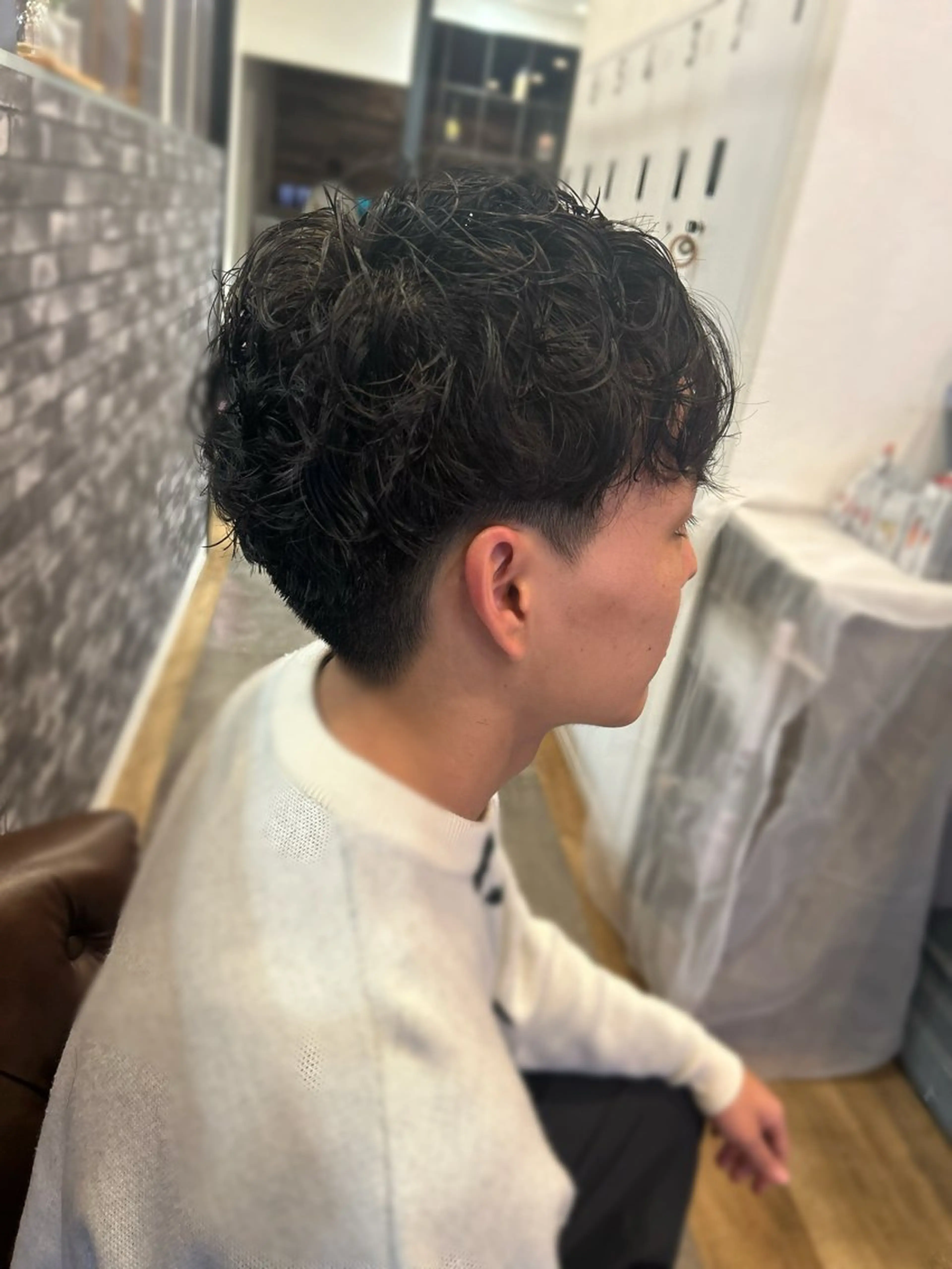 パーマ メンズ メンズパーマ スパイラルパーマ カット パーマ mai /attraのヘアスタイル