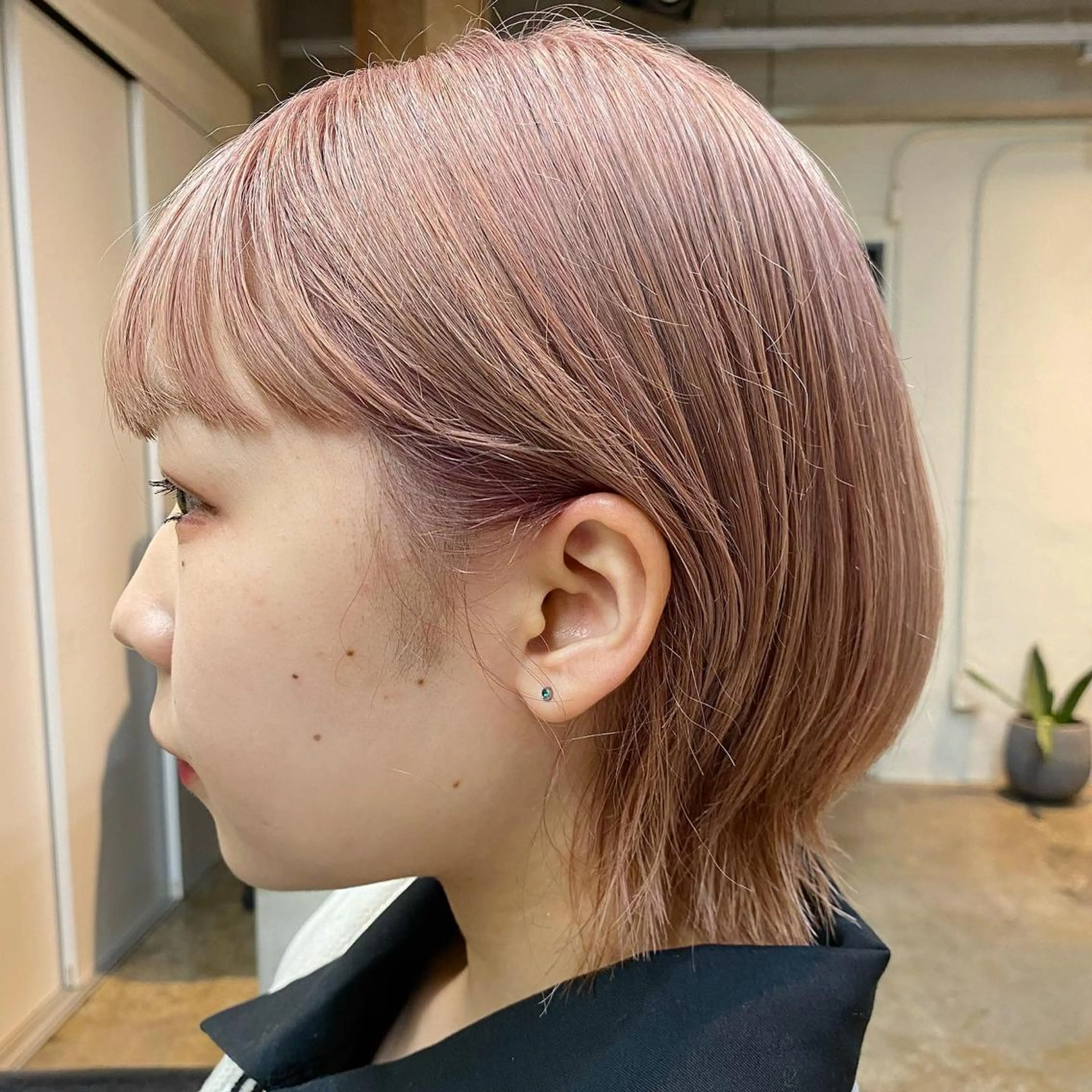 ミディアム カラー カット ヘアカラー トリートメント 下北沢 soiのヘアスタイル