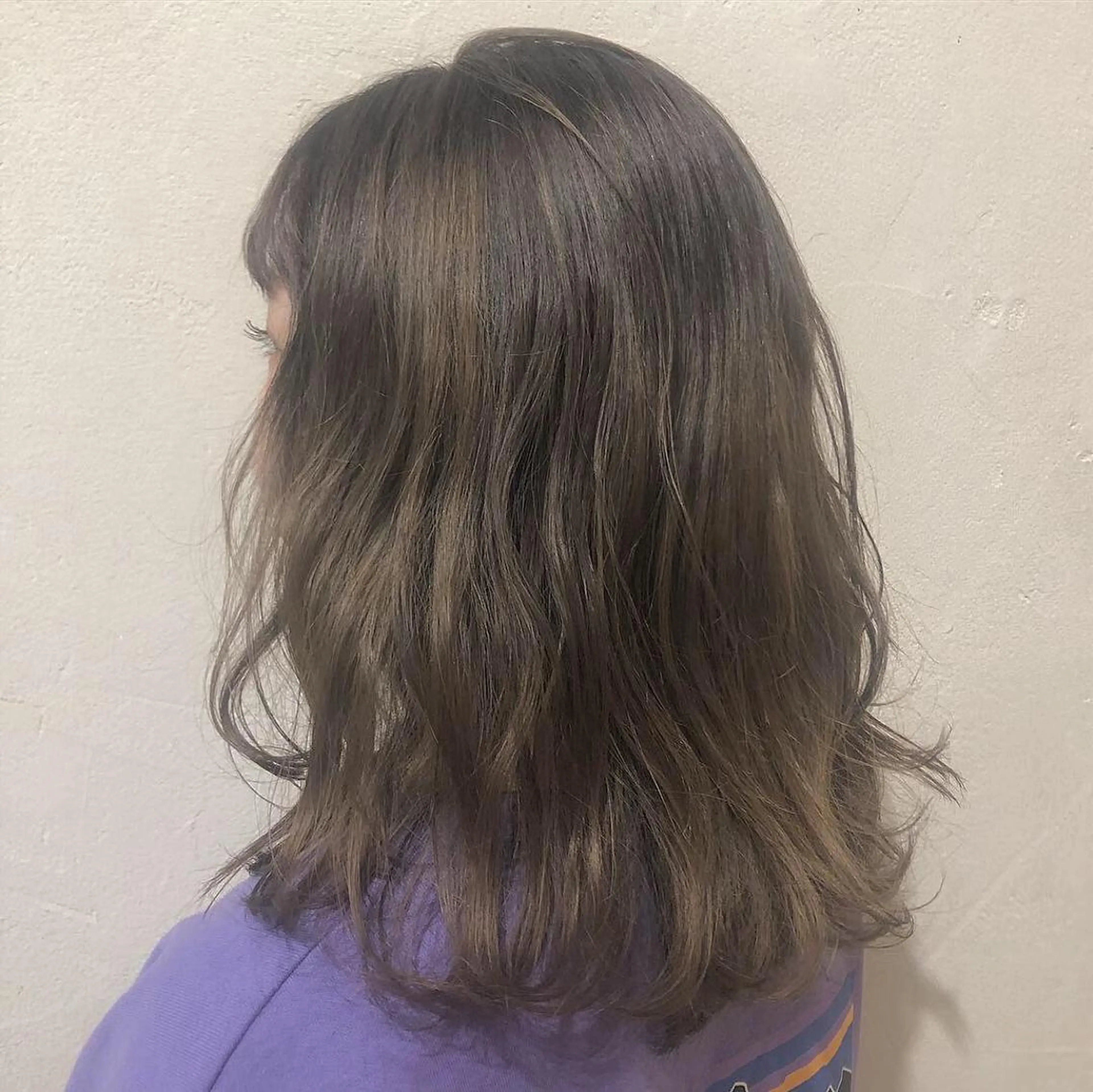 ロング カラー レイヤーカット/ 透明感カラーmikuのヘアスタイル