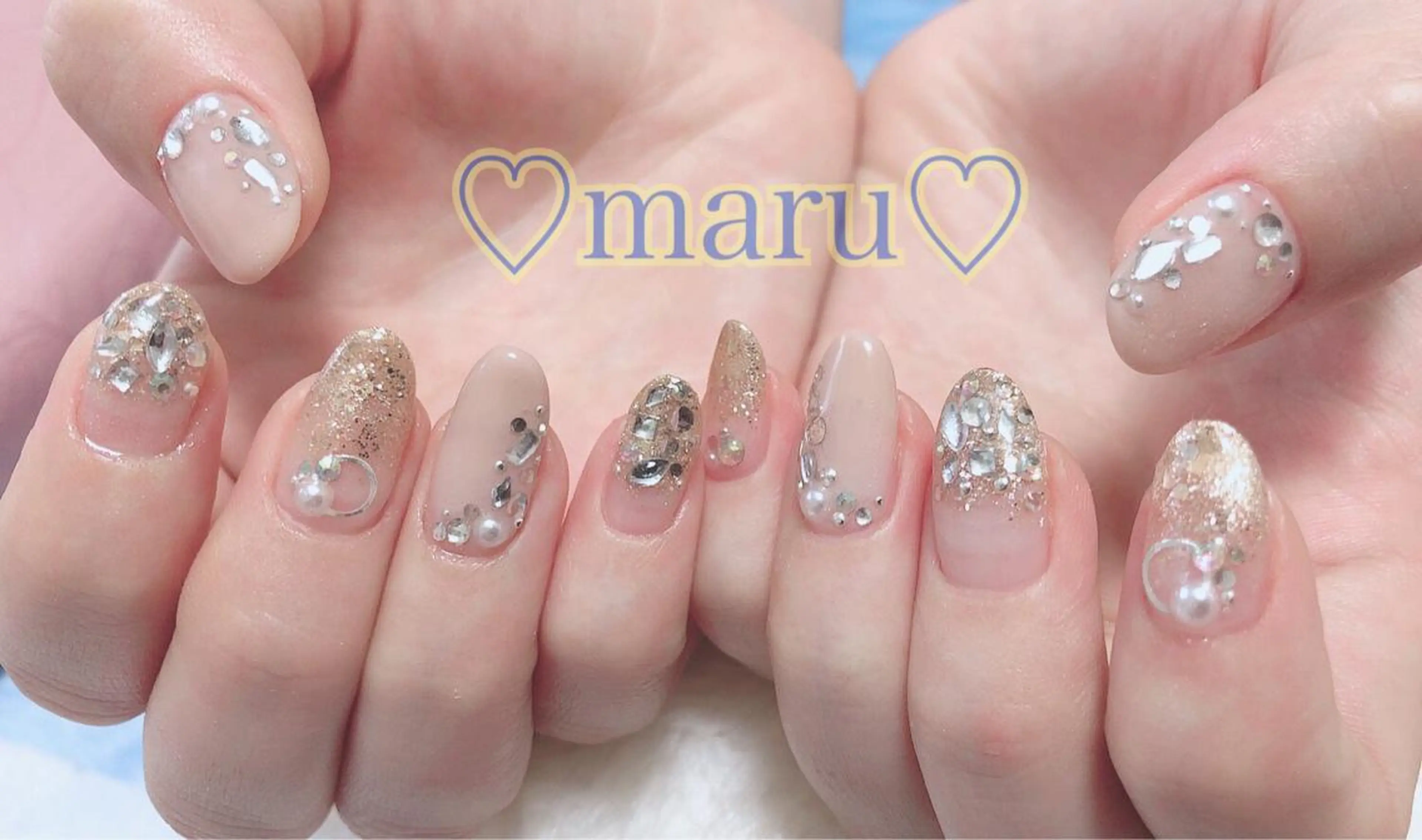 ネイル ハンドネイル フットネイル まるみ ♡のネイルデザイン