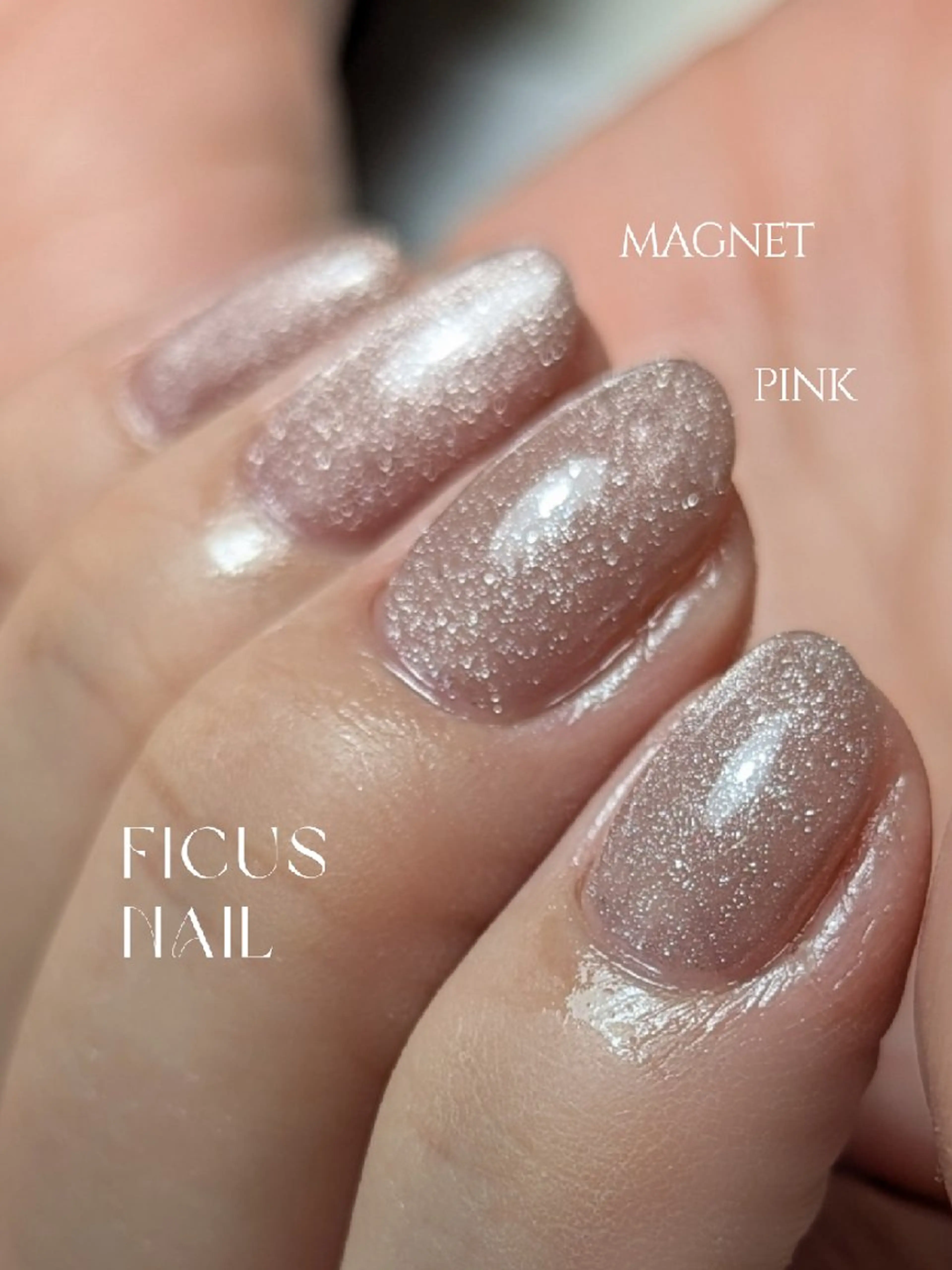 ネイル マグネットネイル オフィスネイル ショートネイル シンプルネイル ハンドネイル ficus nailのネイルデザイン