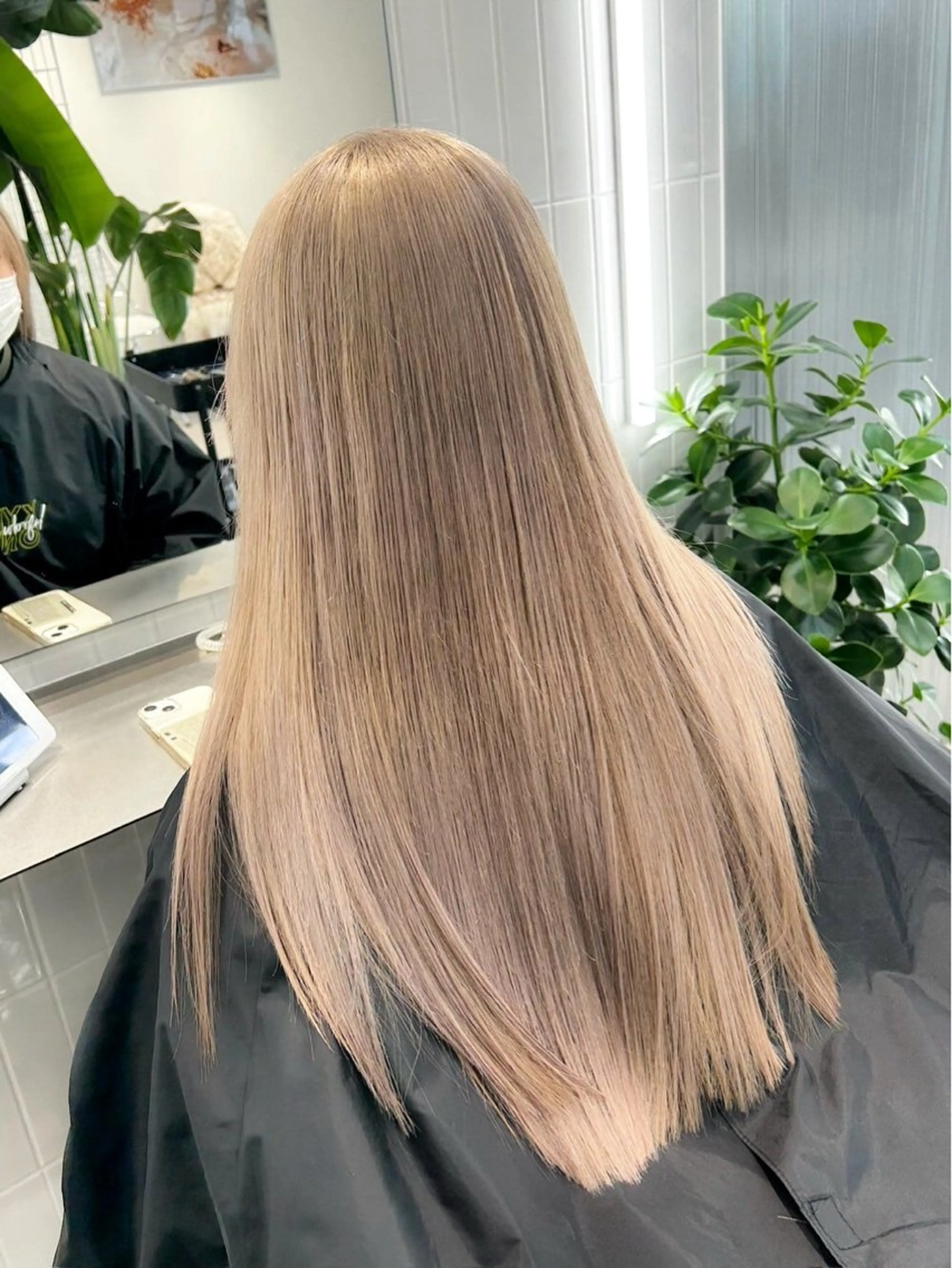 ロング ヘアカラー トリートメント ヘッドスパ ヘアセット 🤍ハル🤍/モテ髪 ヘア🎀/ハイトーンのヘアスタイル