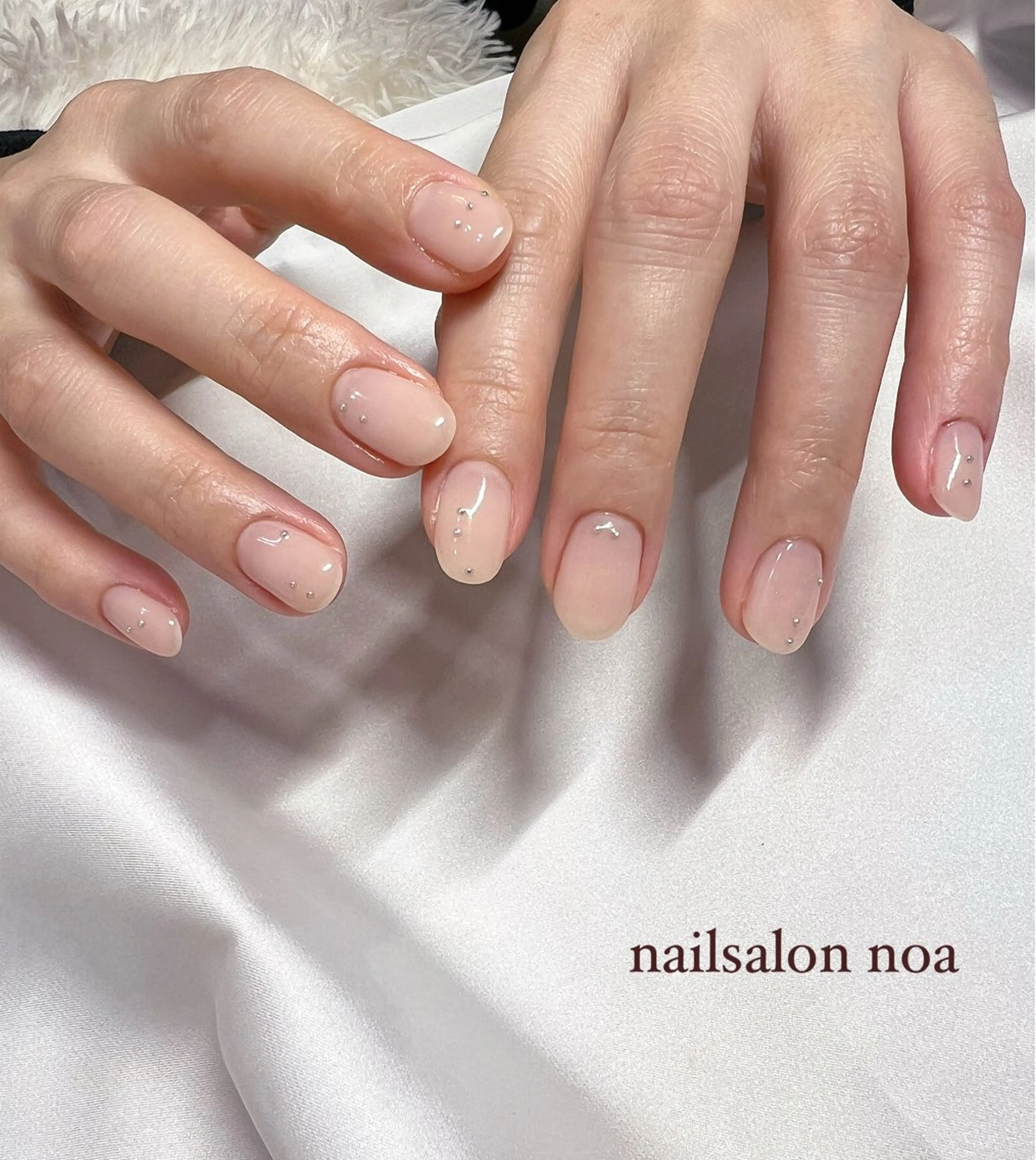 ネイル ジェルネイル ニュアンスネイル パラジェル シンプルネイル ハンドネイル noa nail所属・nailsalon noaのネイルデザイン