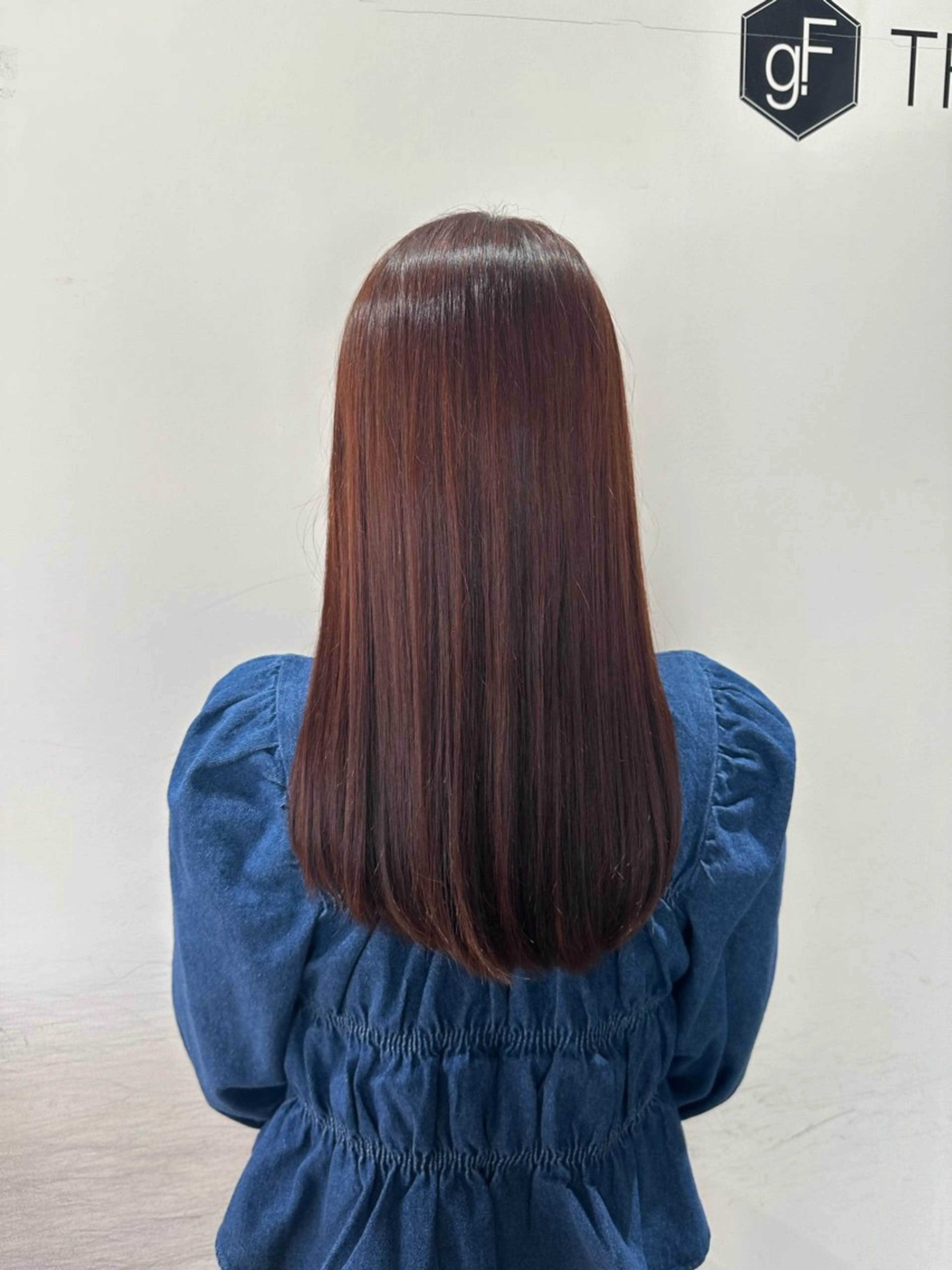 ロング カラー ヘアカラー トリートメント いまじゅく あおいのヘアスタイル