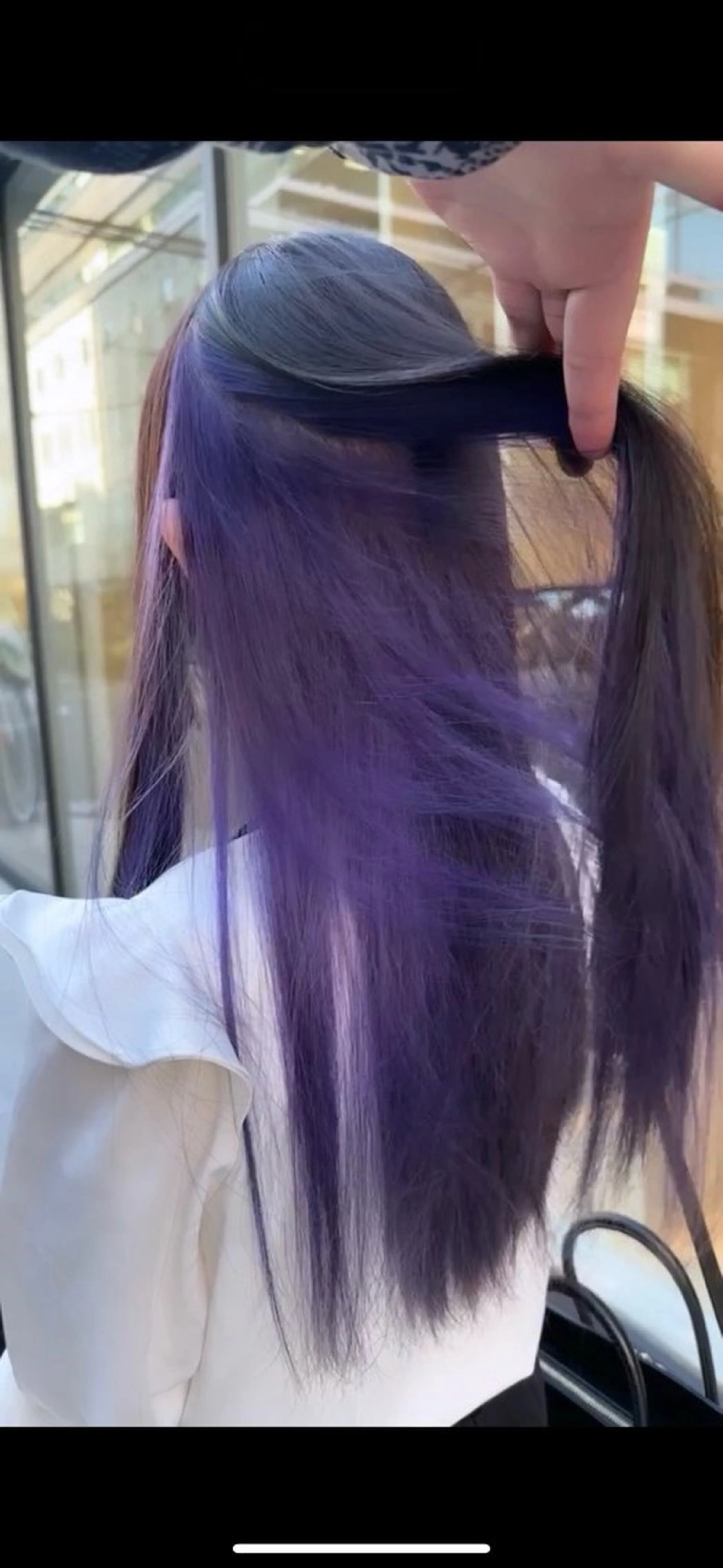 ロング カラー ヘアカラー トリートメント salowin iori原宿B1店所属・ハイトーン/髪質改善 原宿𝑺𝑬𝑵𝑨のヘアスタイル