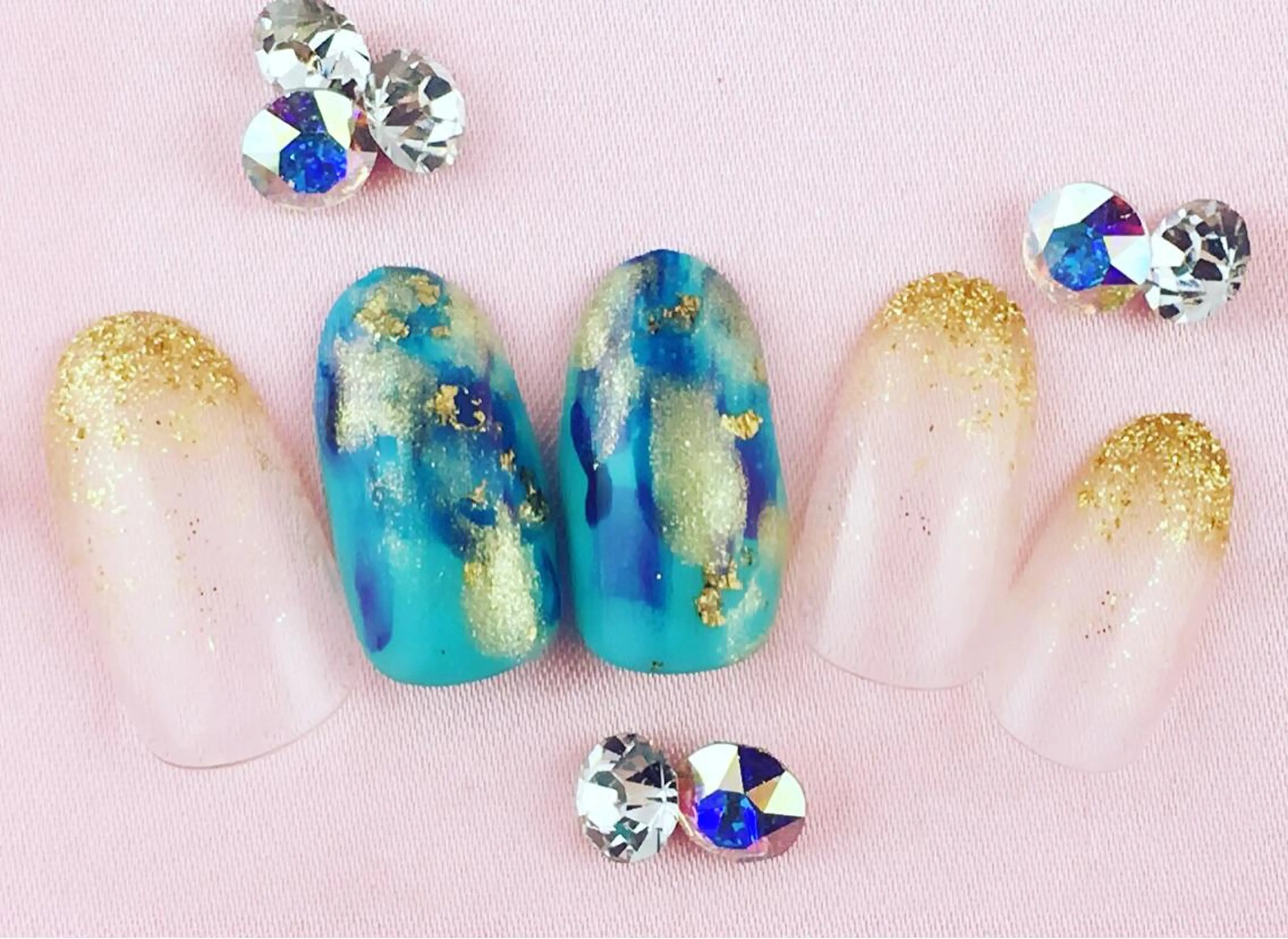 ロング カラー パーマ ヘアアレンジ メンズ キッズ ネイル マツエク・マツパ 学生（メンズ向け） 付け放題 学生 アートネイル フットネイル NAILSGOGO shibuyaのネイルデザイン