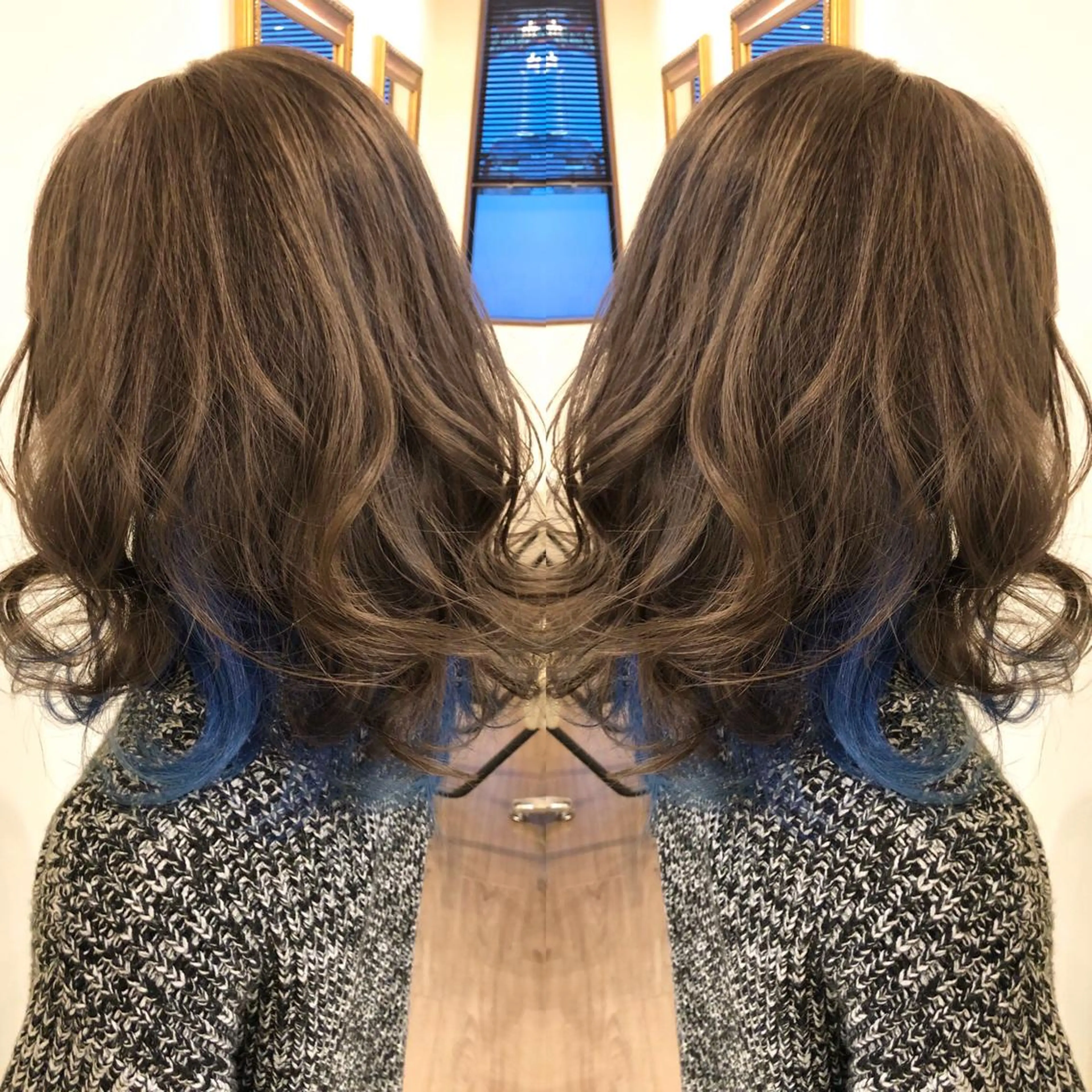 ミディアム カラー ヘアカラー Hair make VERDA所属・宮下 耕平のヘアスタイル