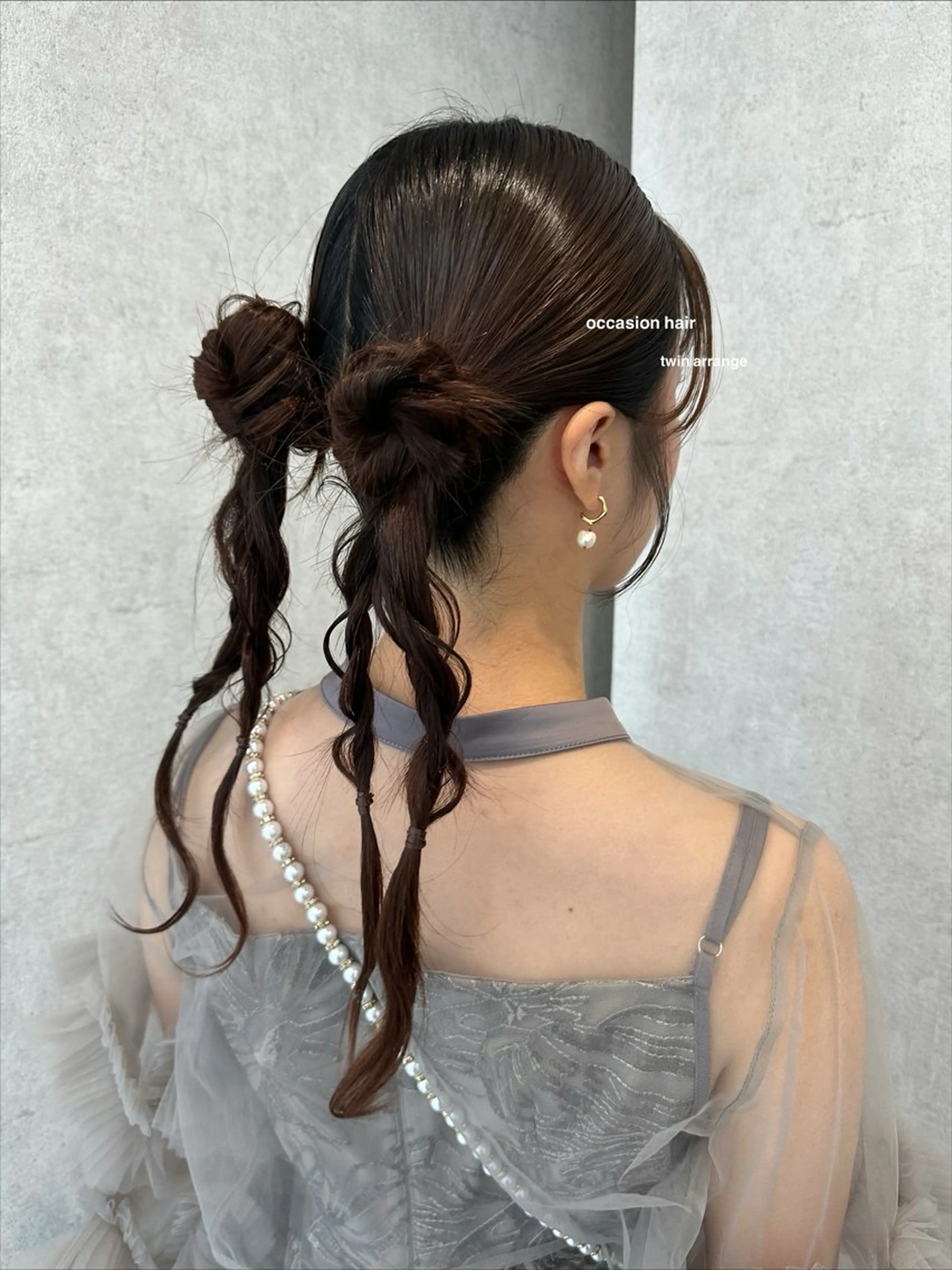 ヘアアレンジ ヘアセット v-lab studio所属・韓国レイヤーカット/ 艶カラー/ noaのヘアスタイル