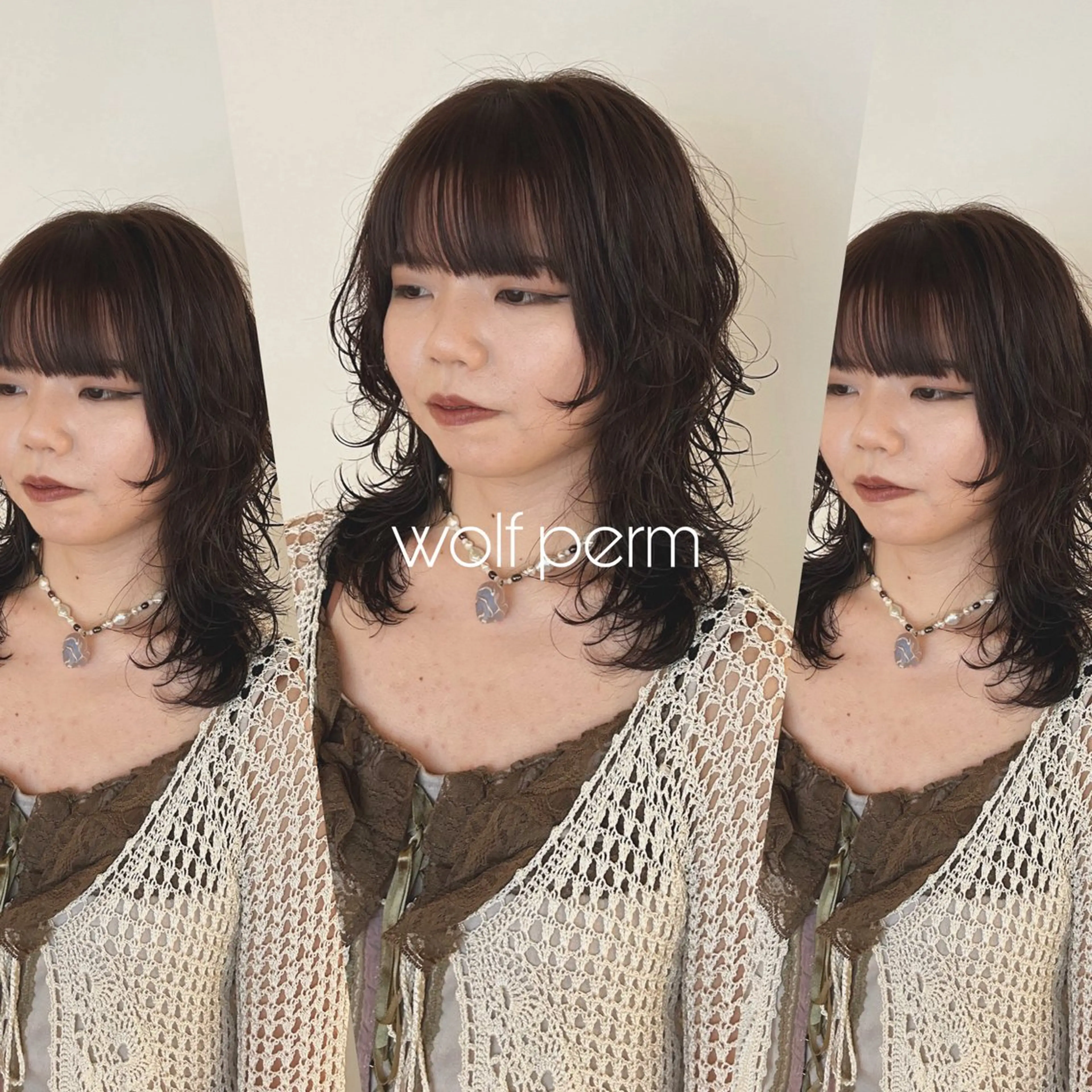 セミロング パーマ パーマ トリートメント 楪 yuzuriha所属・Saaya/レイヤー /ブリーチ/ブロンドのヘアスタイル