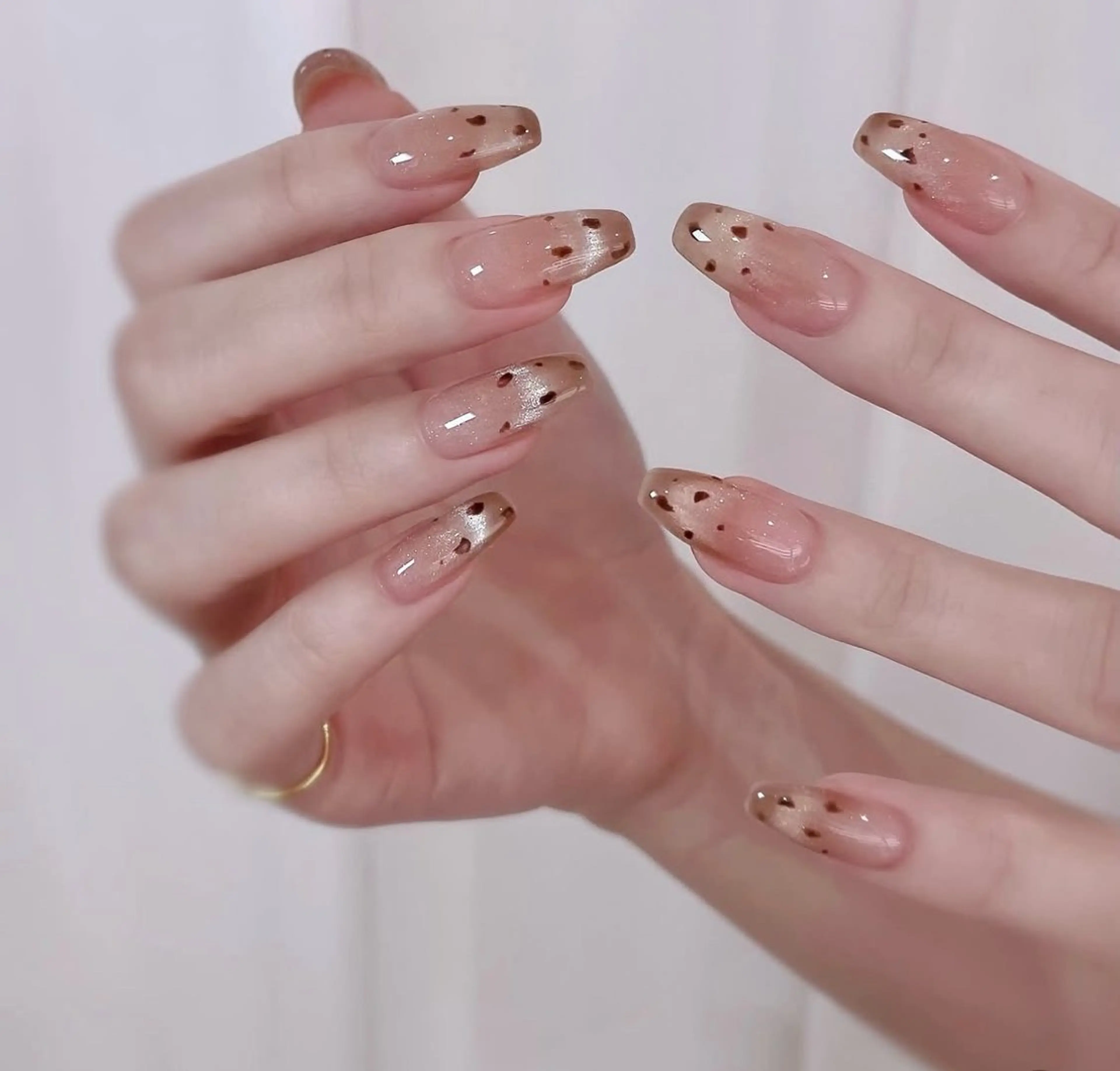 ネイル グラデーション マグネットネイル 持ち込み シンプルネイル ハンドネイル JISOO ANA.CHUOのネイルデザイン