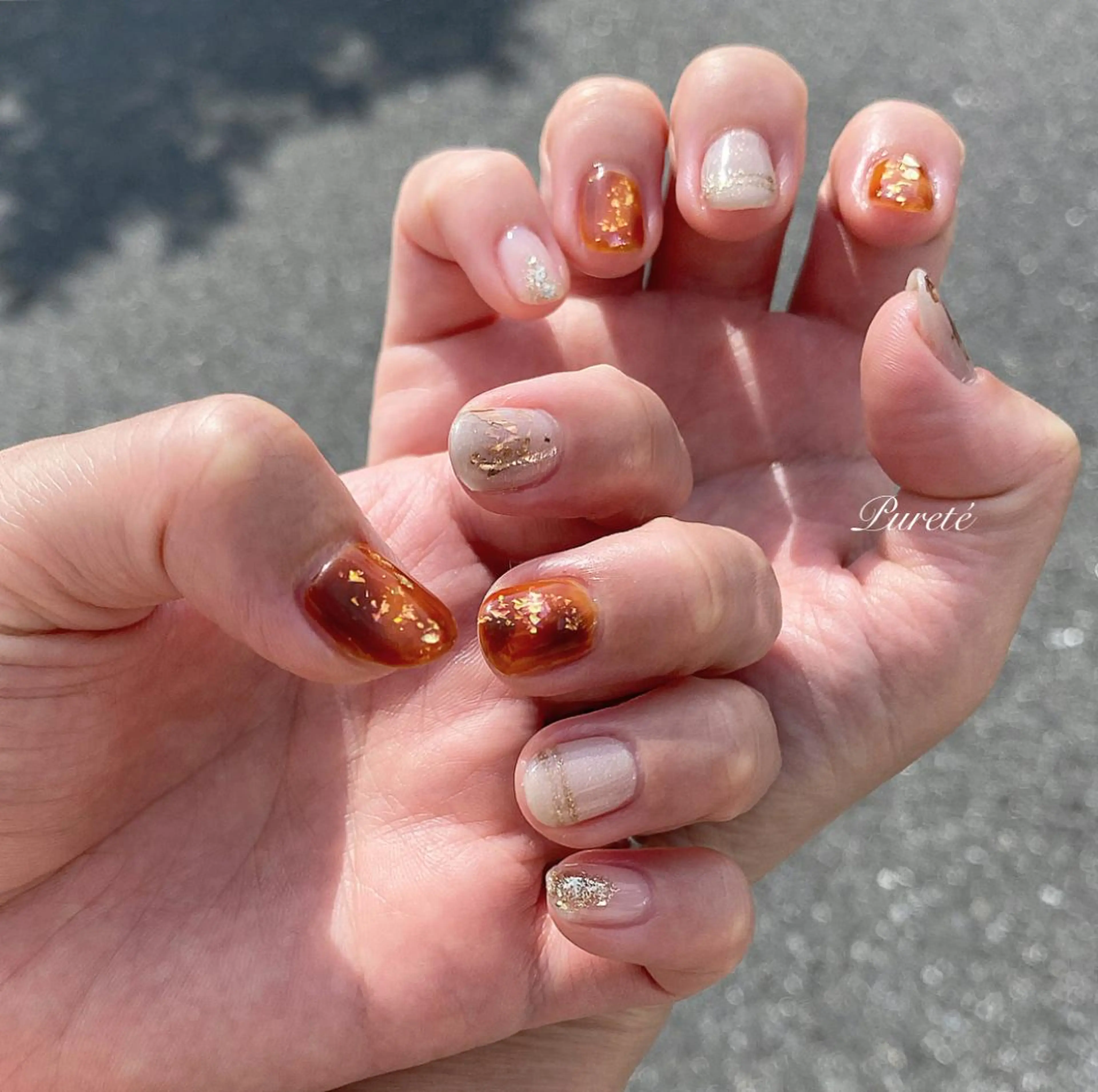 ネイル ハンドネイル nailsalon Puretéのネイルデザイン