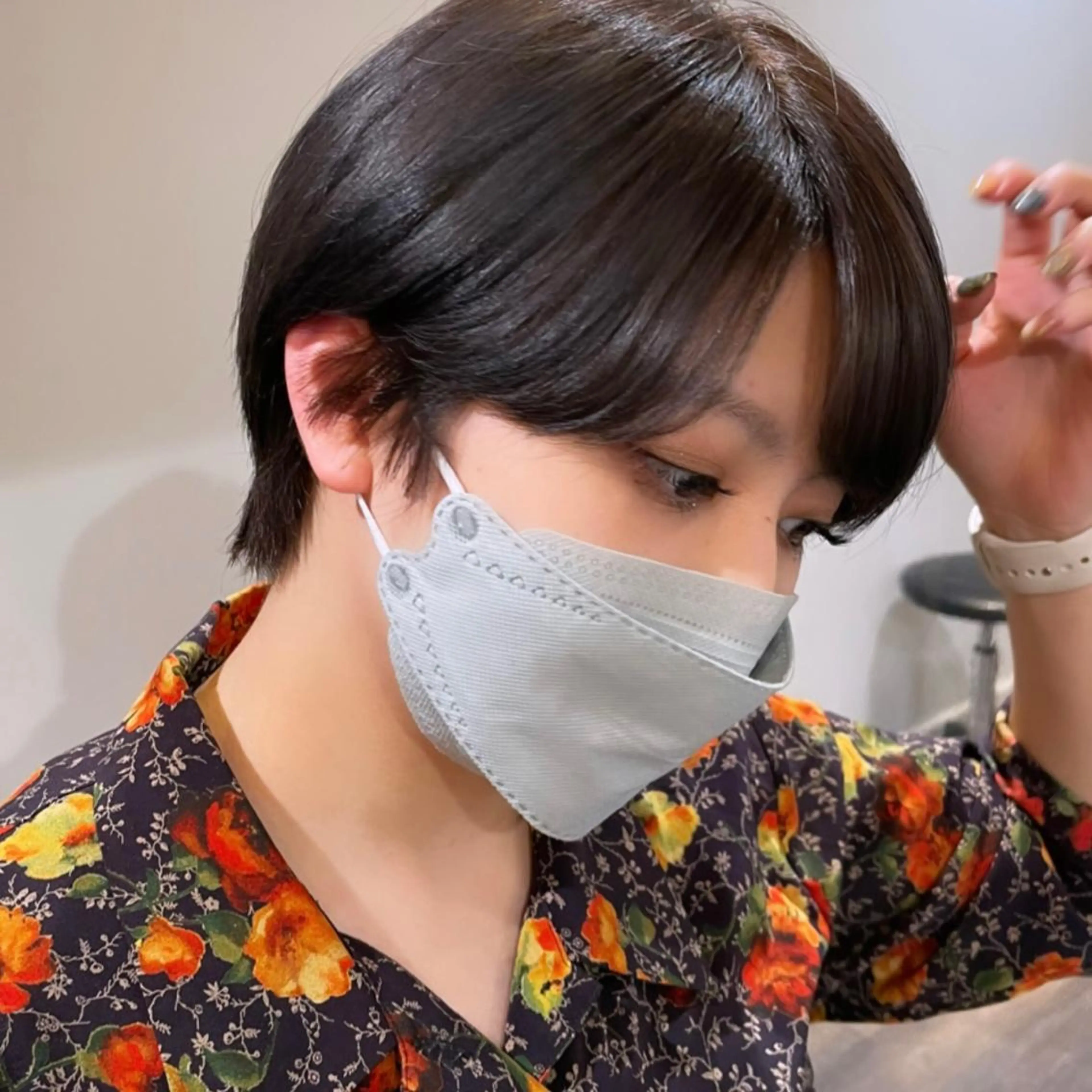 ショート ショートヘア 濱本 新奈 / 髪質改善パーマのヘアスタイル
