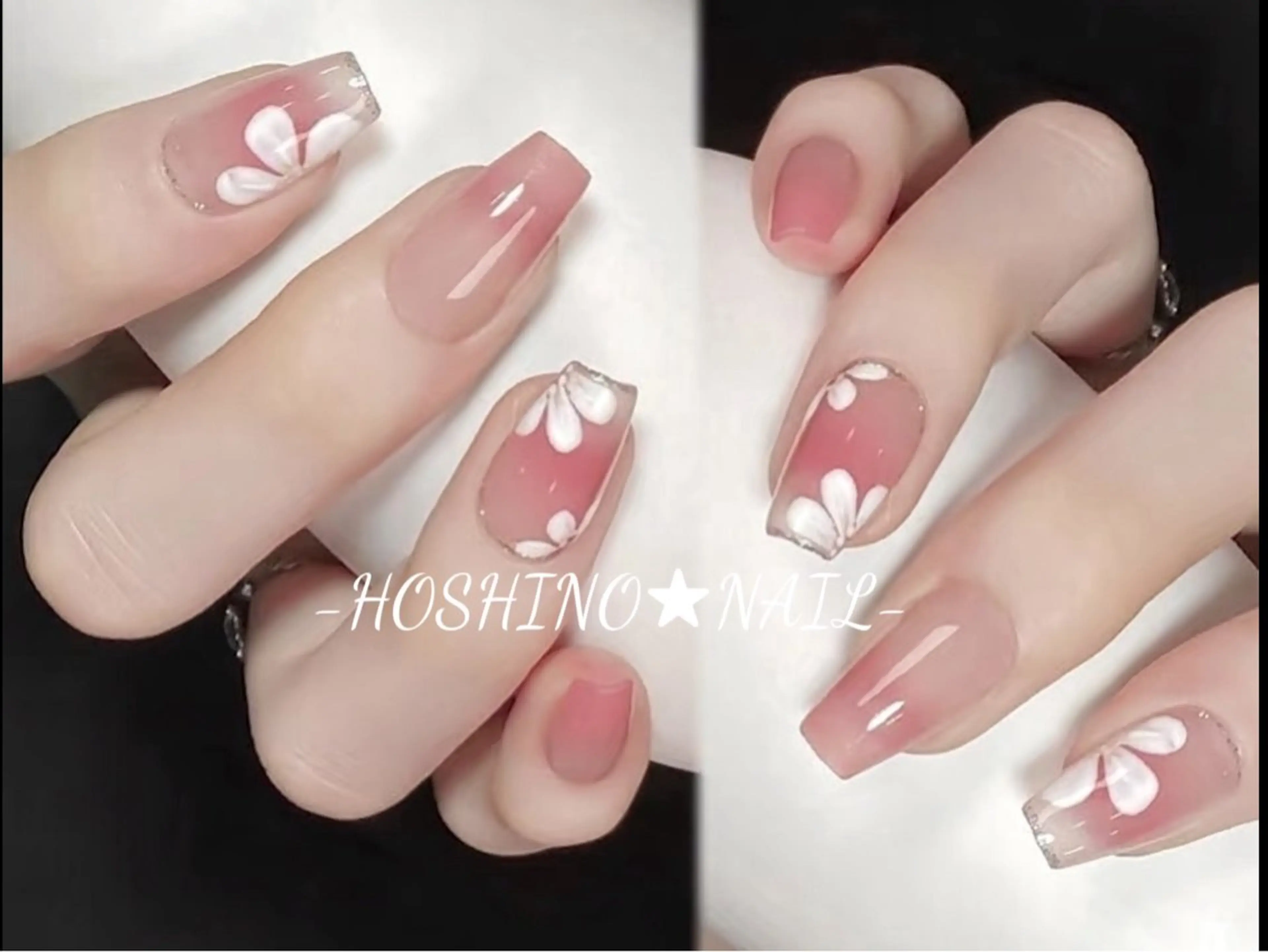 ネイル オーロラネイル チークネイル ドット フットネイル フレンチネイル ハンドネイル ★HOSHINO NAIL★新宿店のネイルデザイン