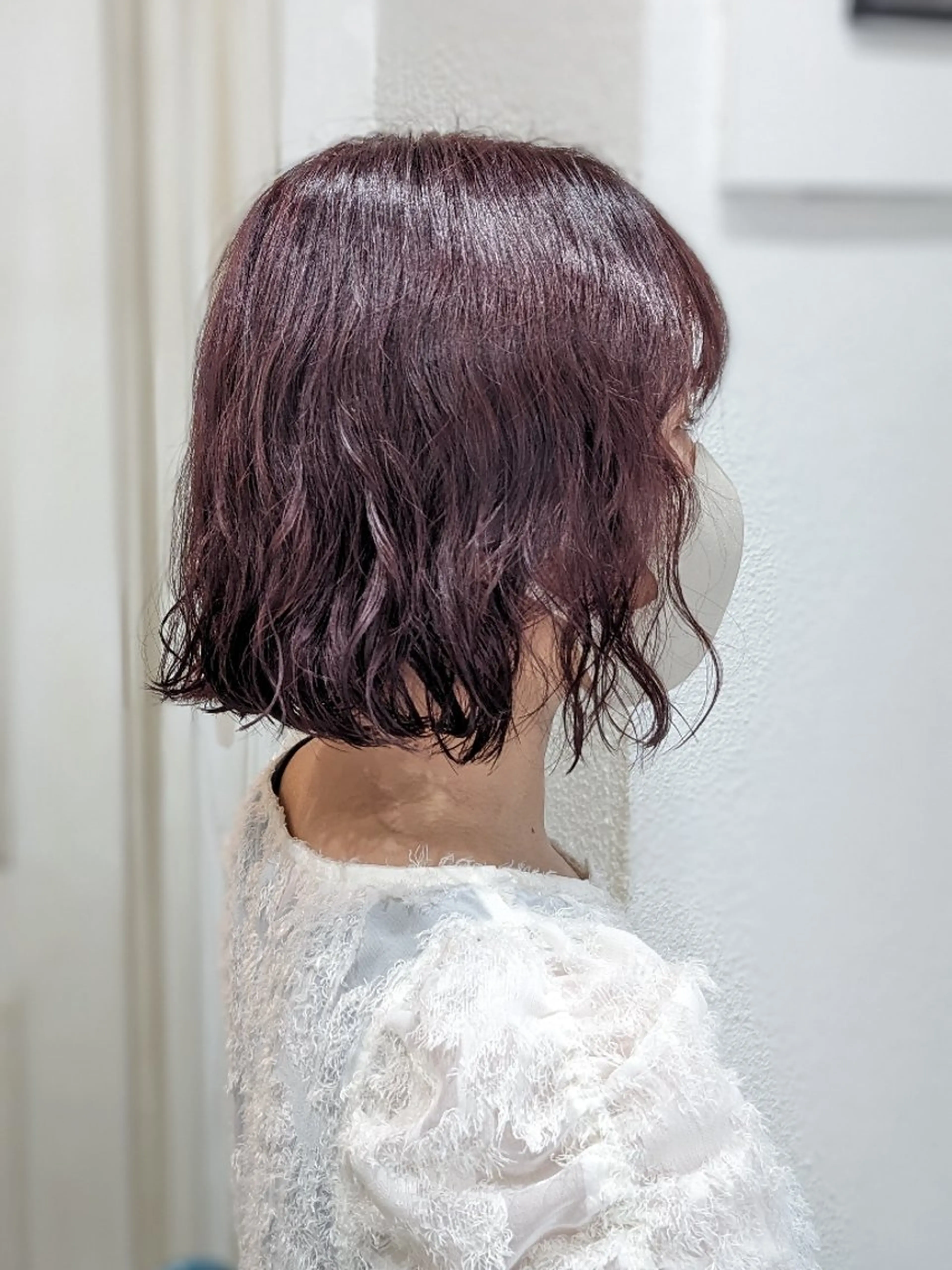 ショート ピンクブラウン トリートメント ヘアカラー トリートメント 🩶MIYU🩶 うるつやカラー୨୧のヘアスタイル