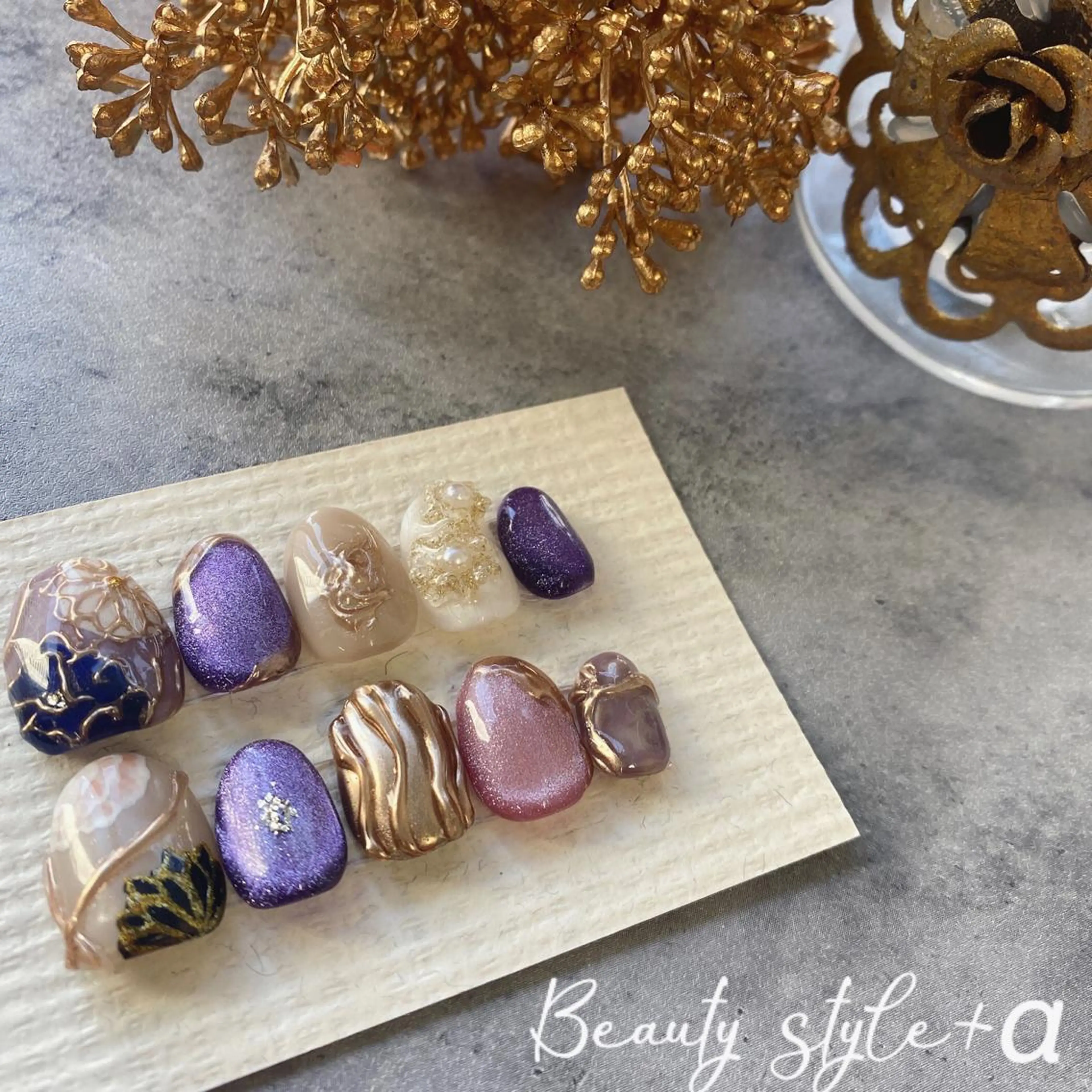 ネイル ネイルチップ Beauty style +α所属・Memezawa Nanaのネイルデザイン