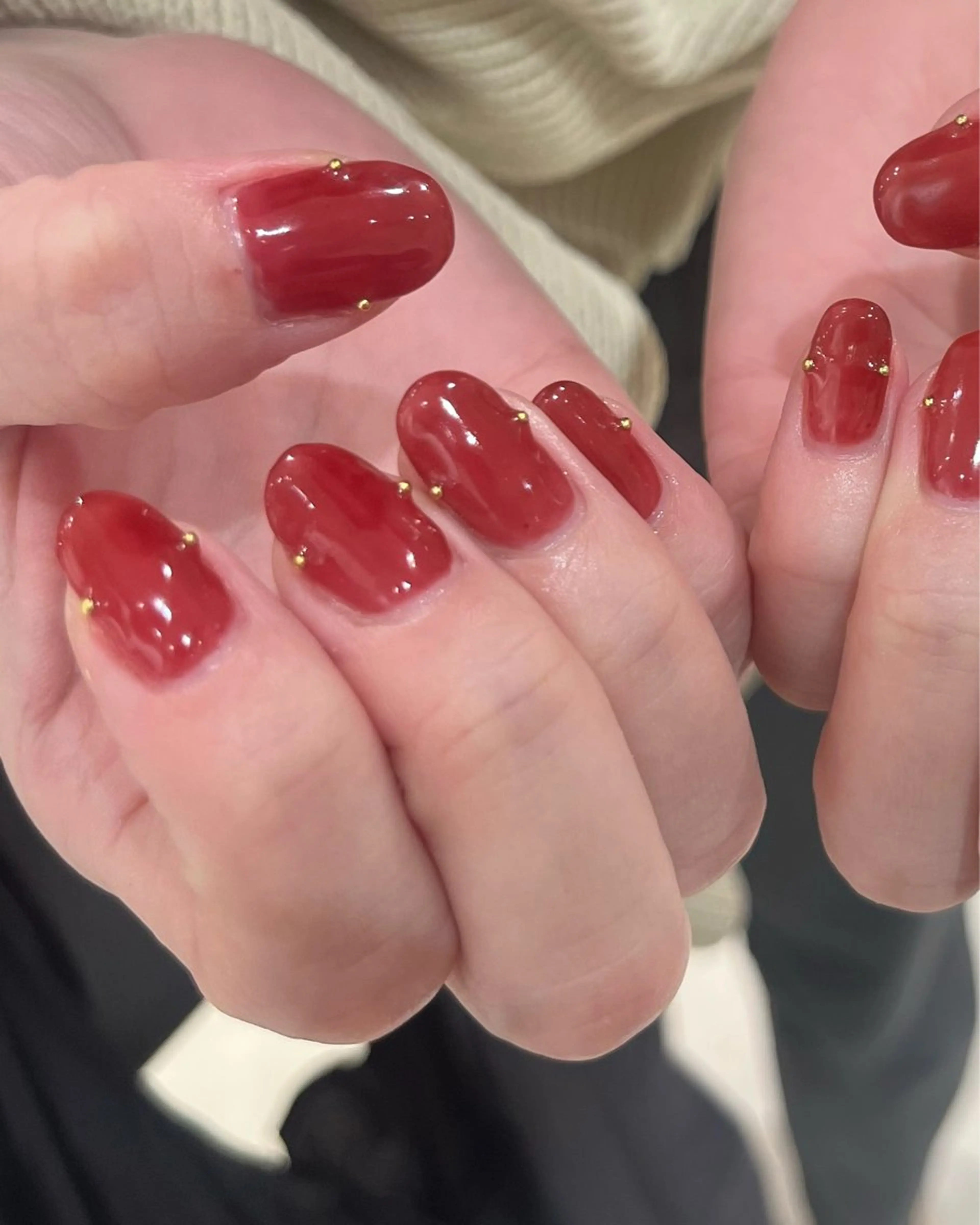 ネイル 持ち込み シンプルネイル ハンドネイル kanatsu yorikoのネイルデザイン