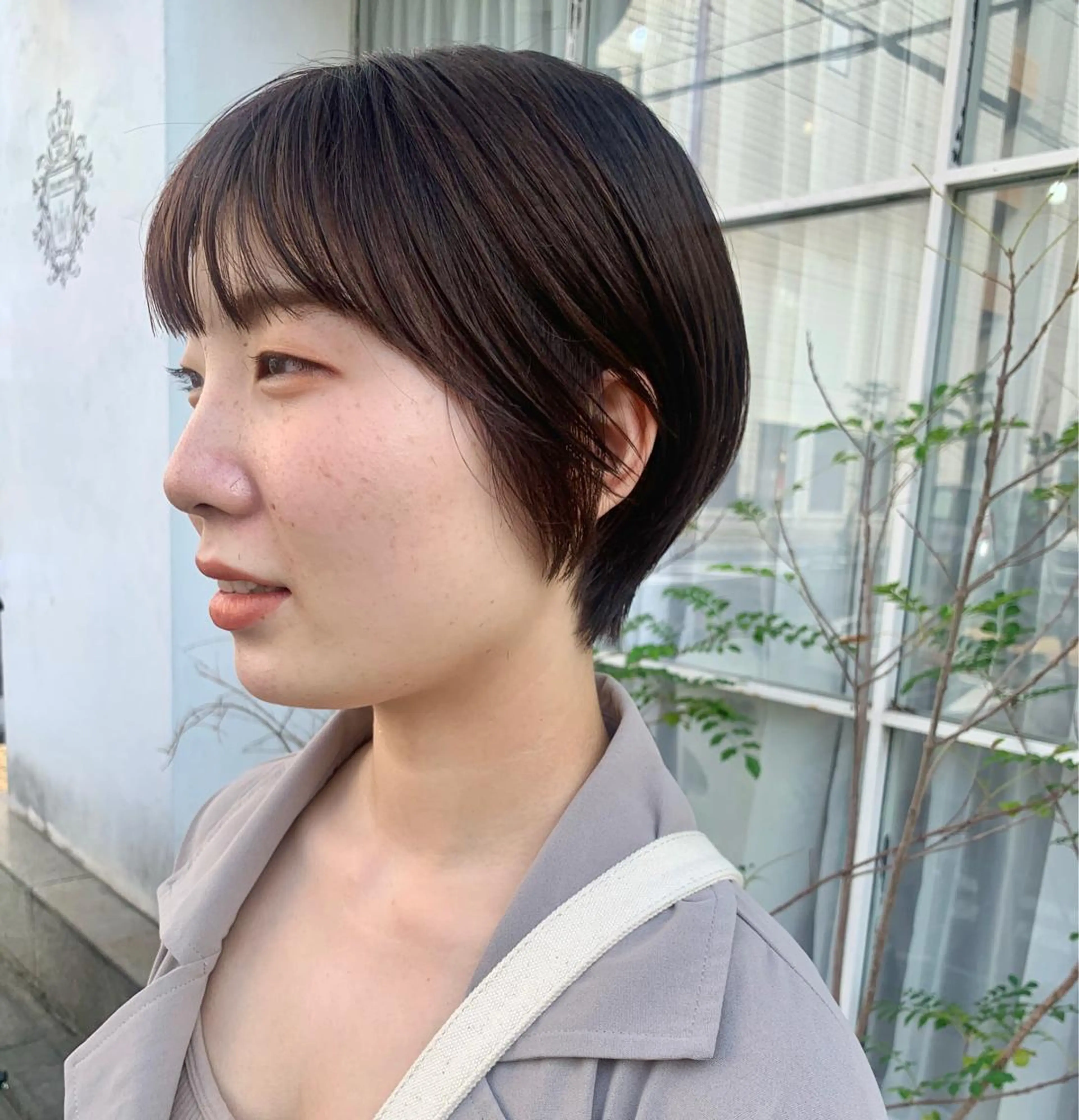 ショート 丸みショート ショートヘア シェアサロン糸所属・おおはし ひかりのヘアスタイル