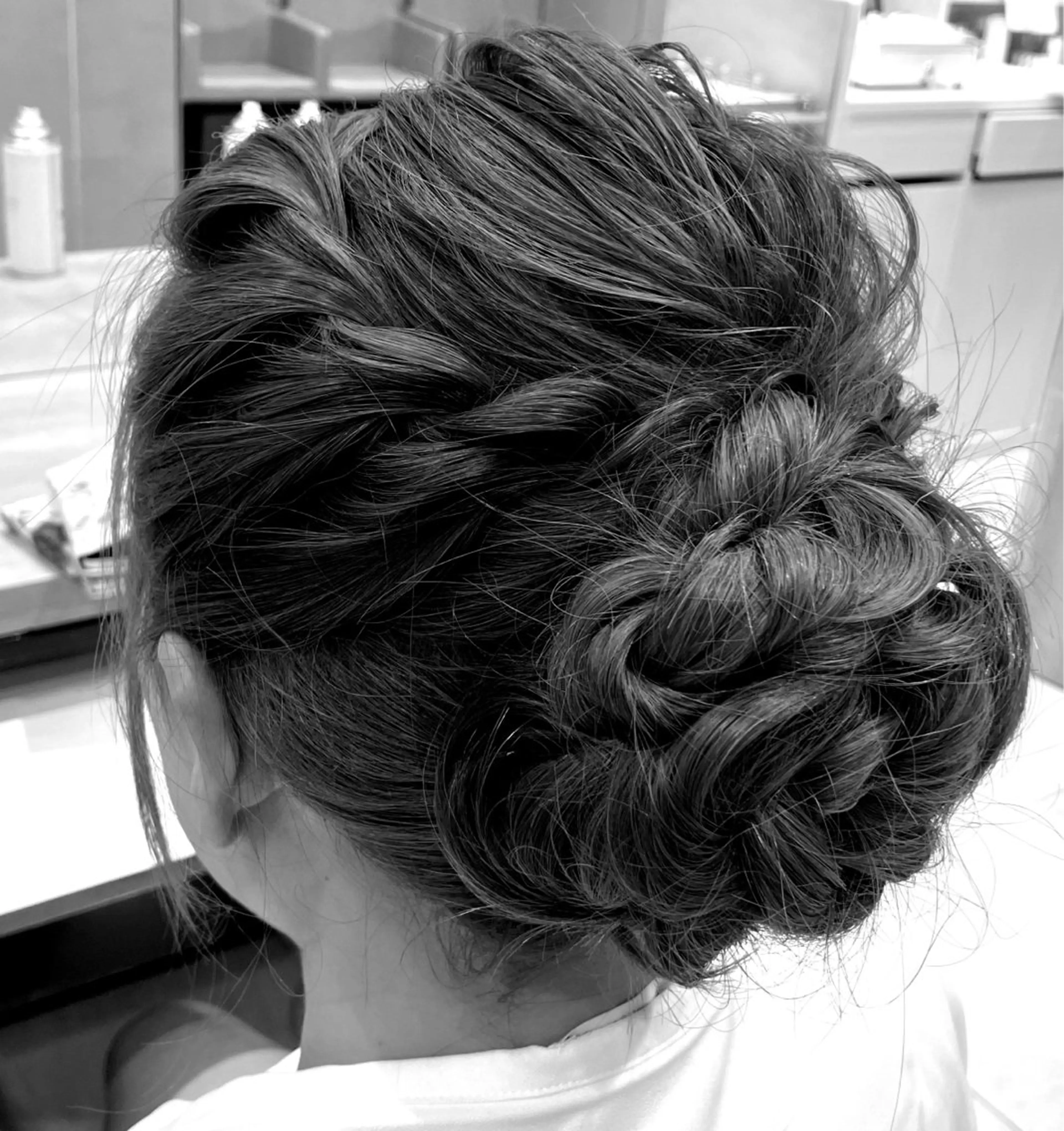 ヘアセットの写真