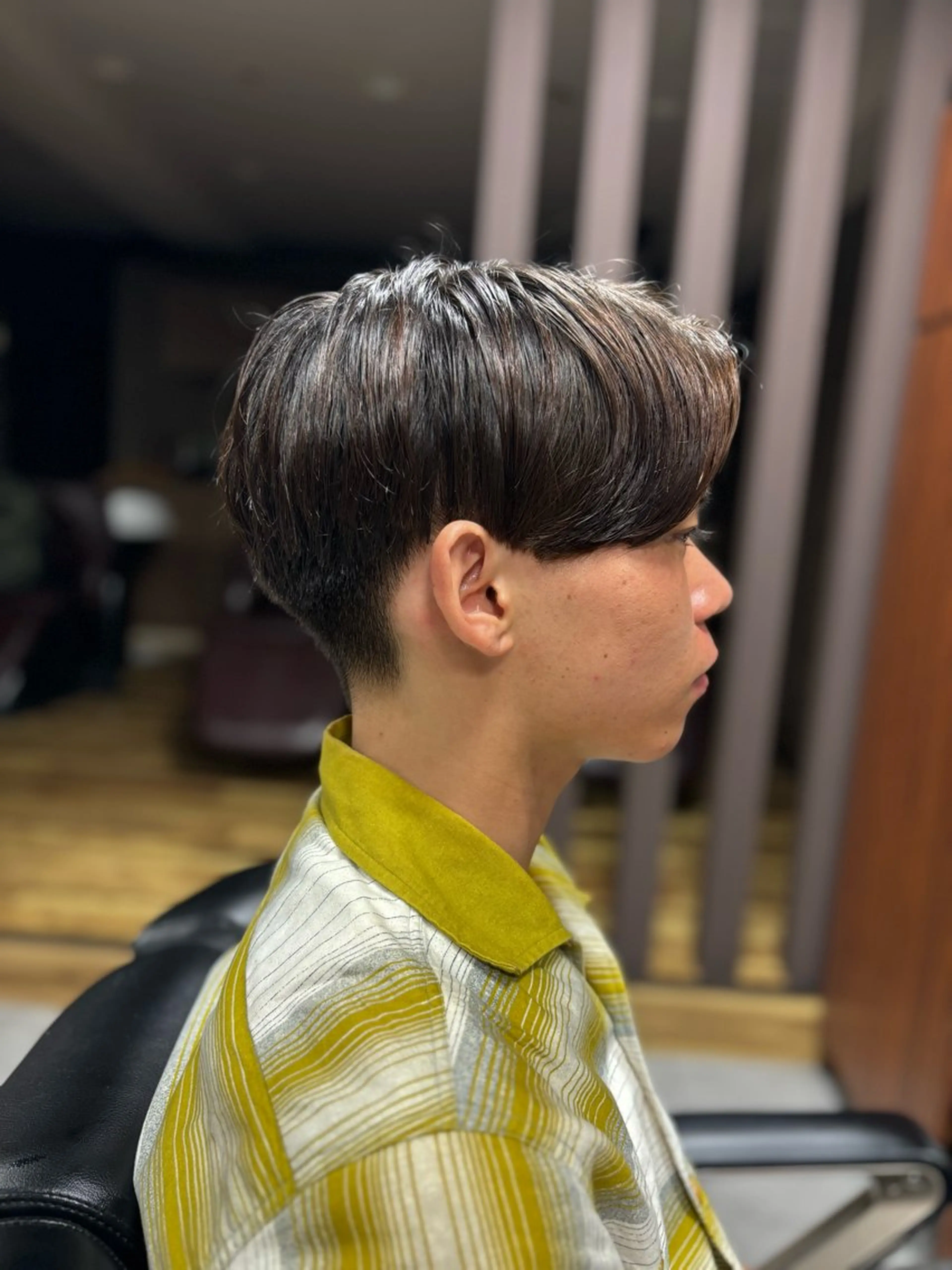 ミディアム メンズ カット バーバーショップ涼桜新町店所属・田中大 パーマ/メンズカットのヘアスタイル