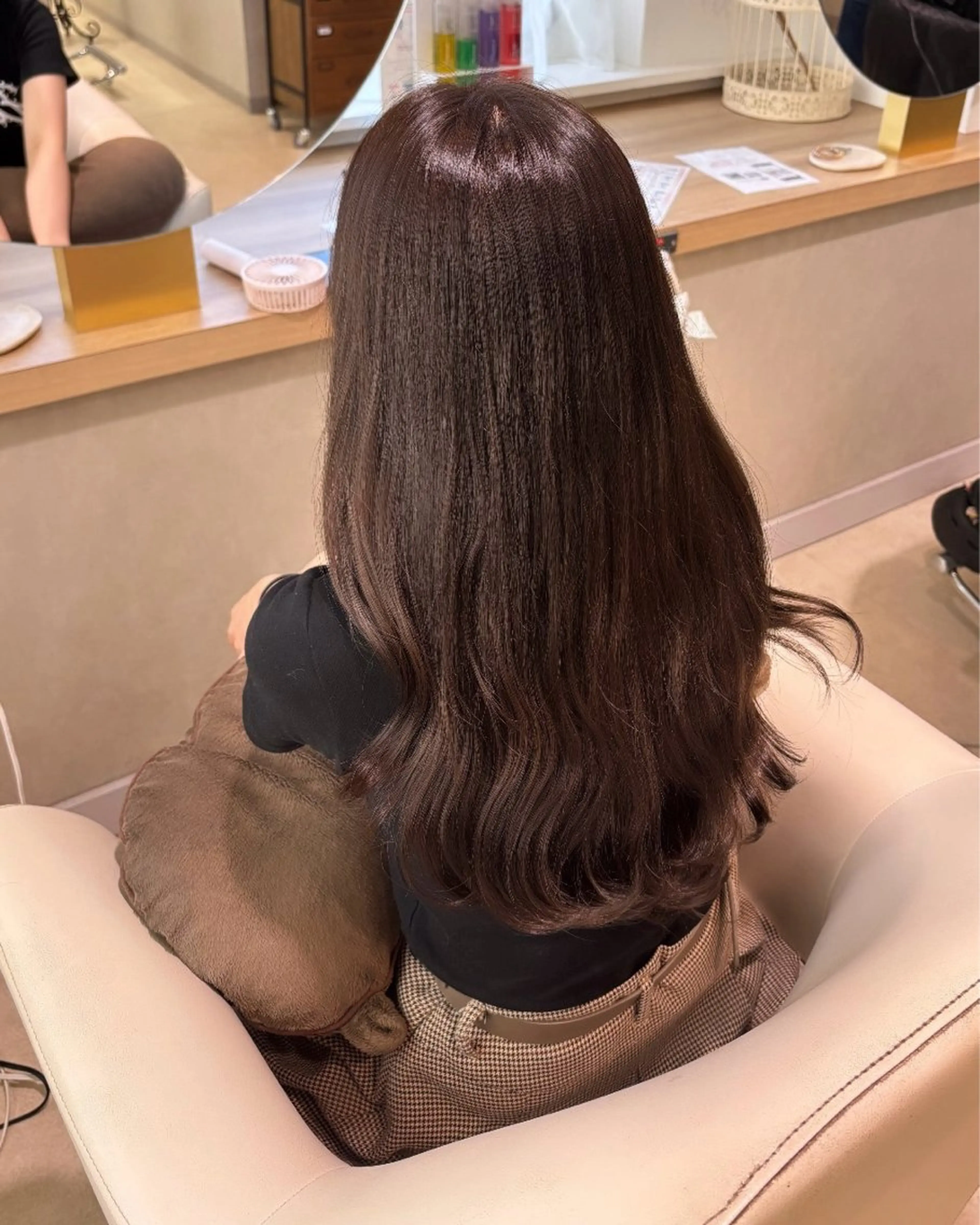 セミロング カラー La  Blanche所属・🩰大宮/艶カラー uta🩰のヘアスタイル