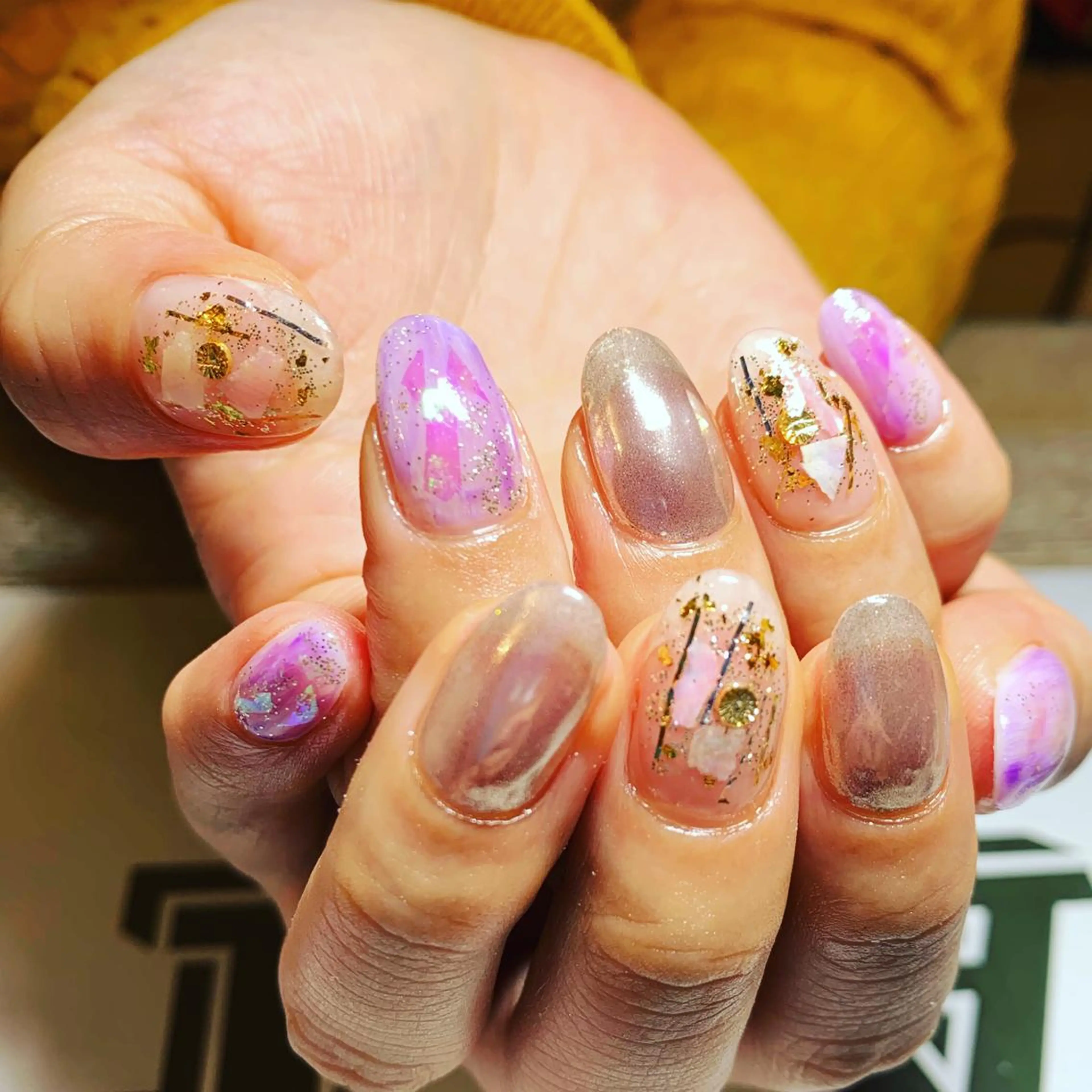 ネイル ハンドネイル JuniNail韓国 ネイリストsuのネイルデザイン