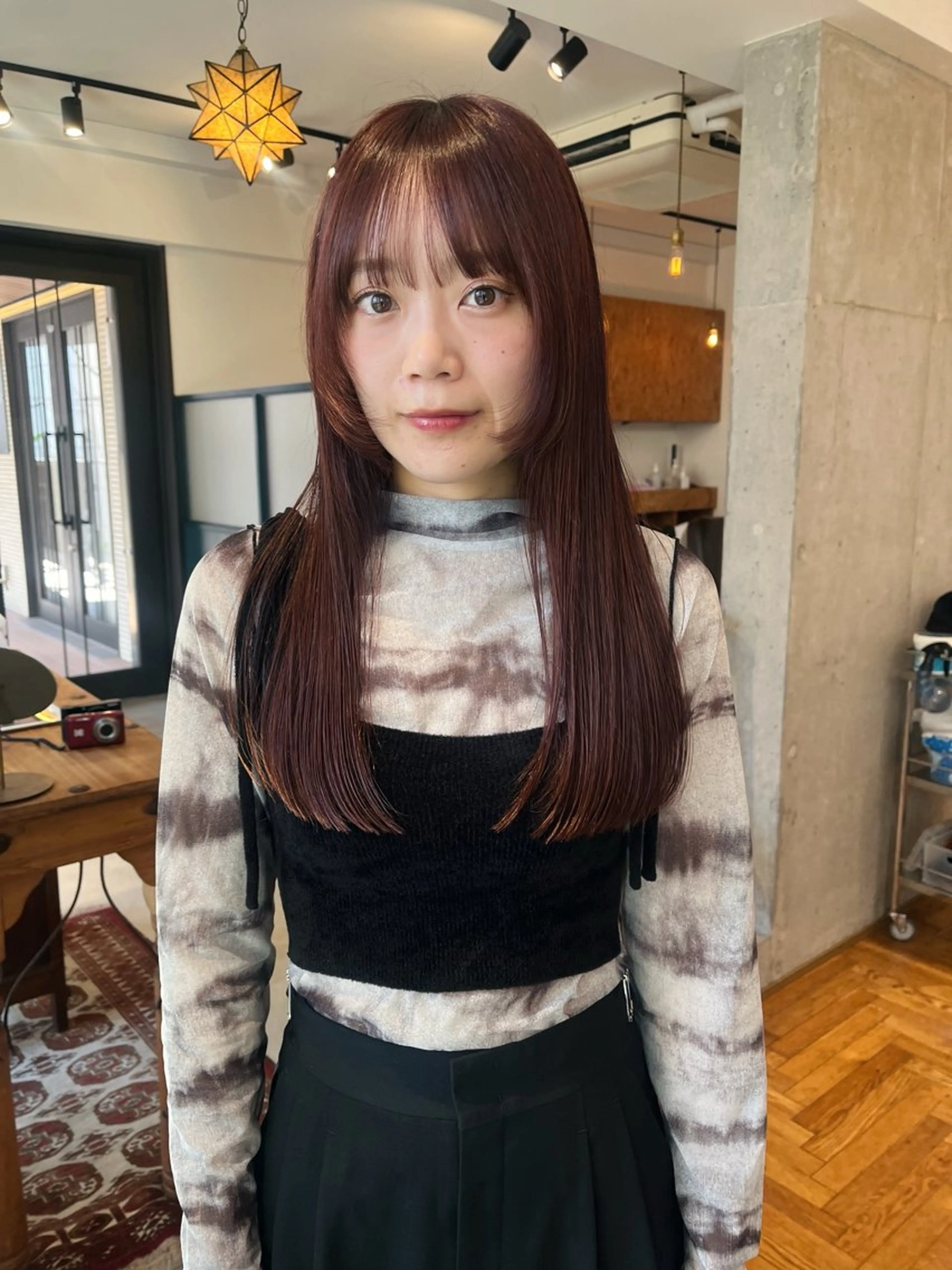 ロング カラー 暖色/パーマ 🌼クニトウメイのヘアスタイル