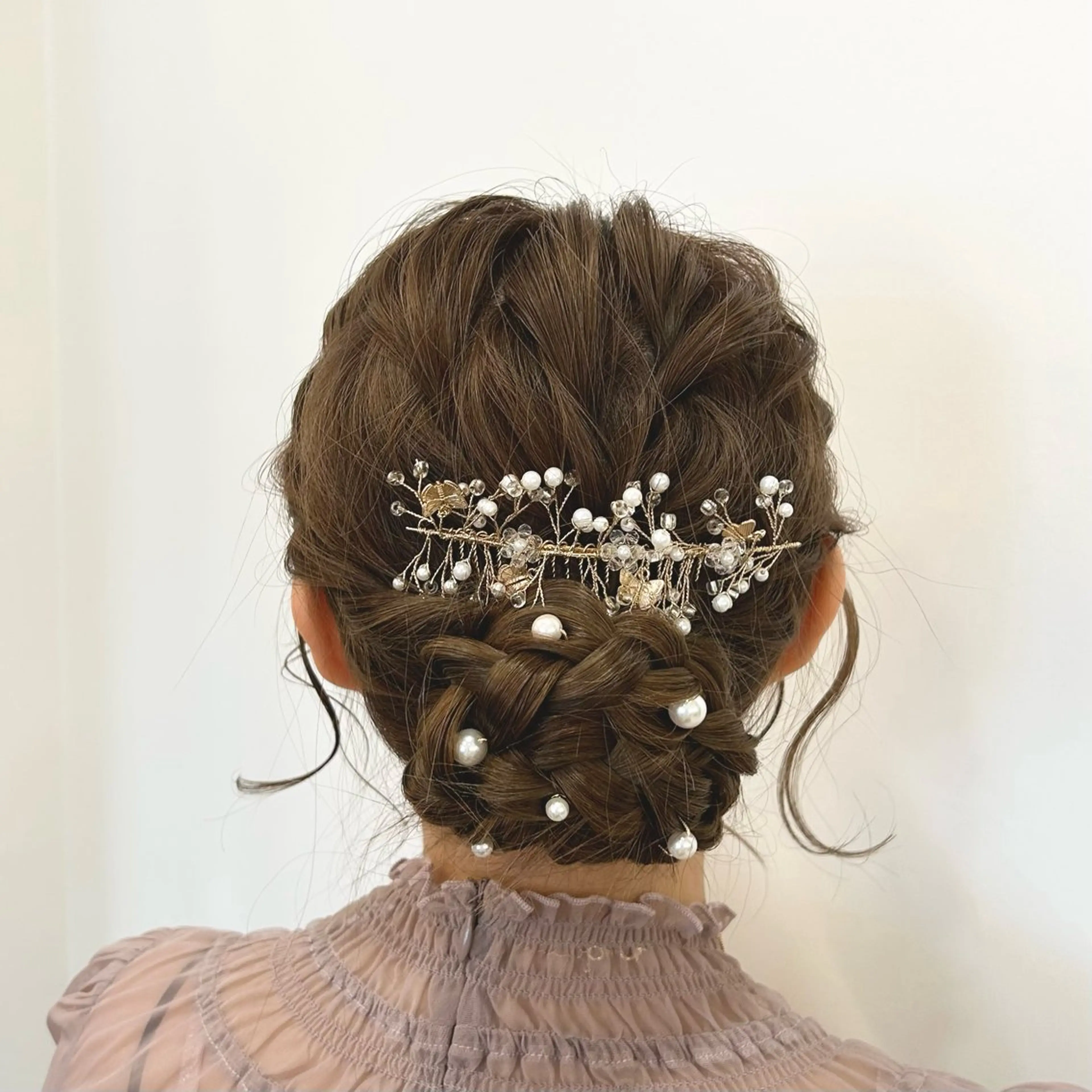 ヘアアレンジ 結婚式・ブライダル ヘアセット トップスタイリスト 林すずかのヘアスタイル