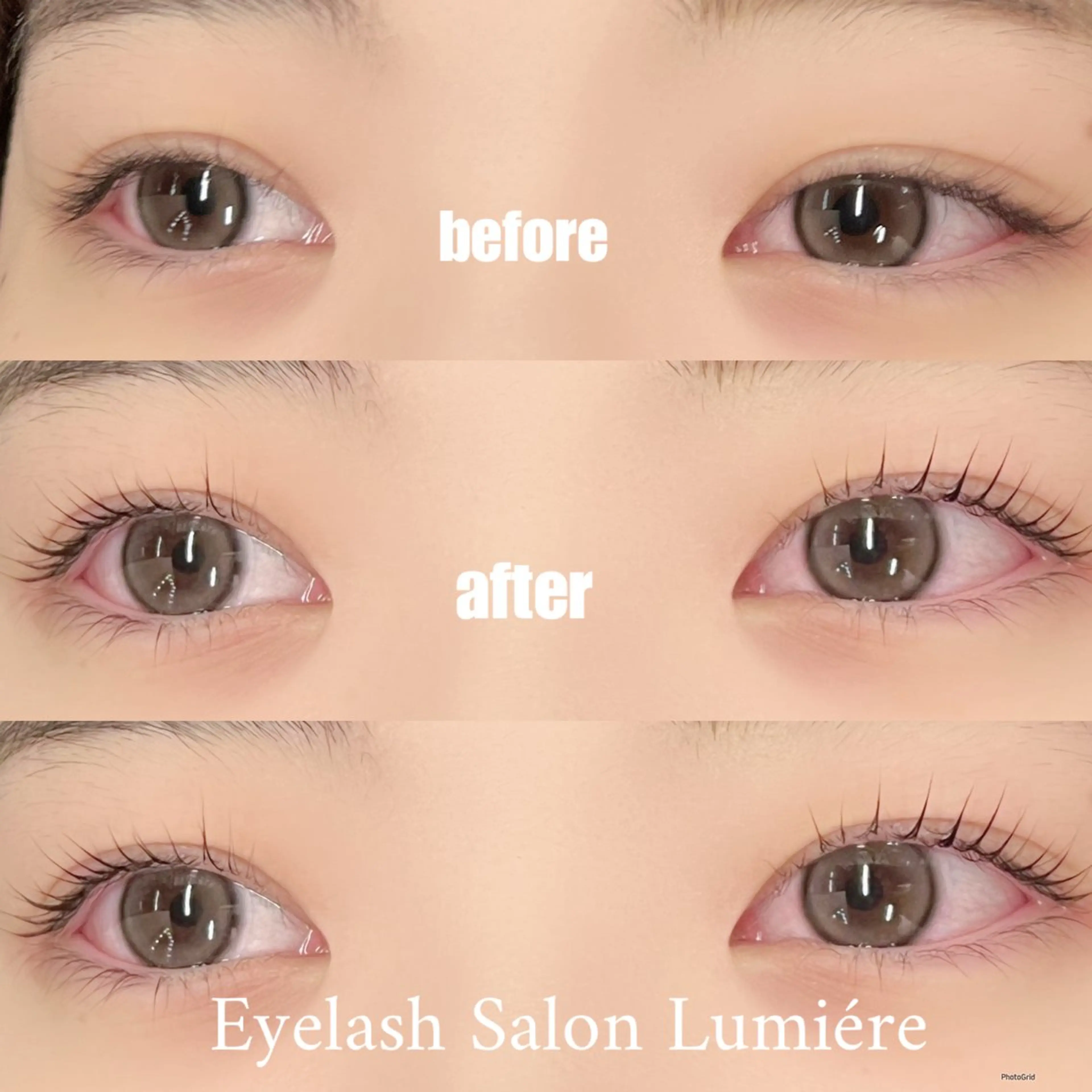 マツエク・マツパ パリジェンヌラッシュリフト Lumiére 鈴木咲良のマツエク・マツパデザイン