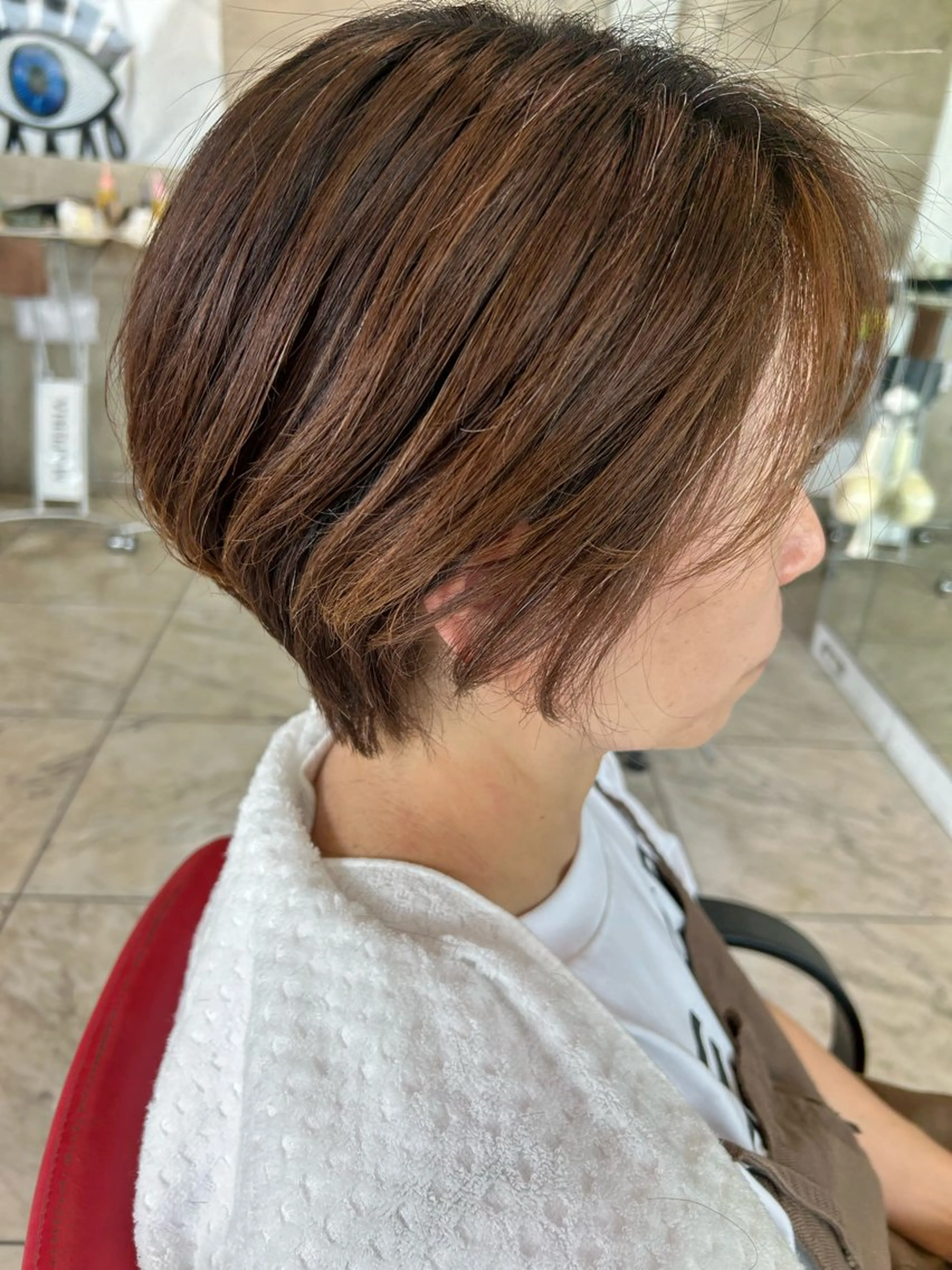 ショート くびれヘア ショートヘア OSHARE DOROBO bis所属・槇野 彪海のヘアスタイル