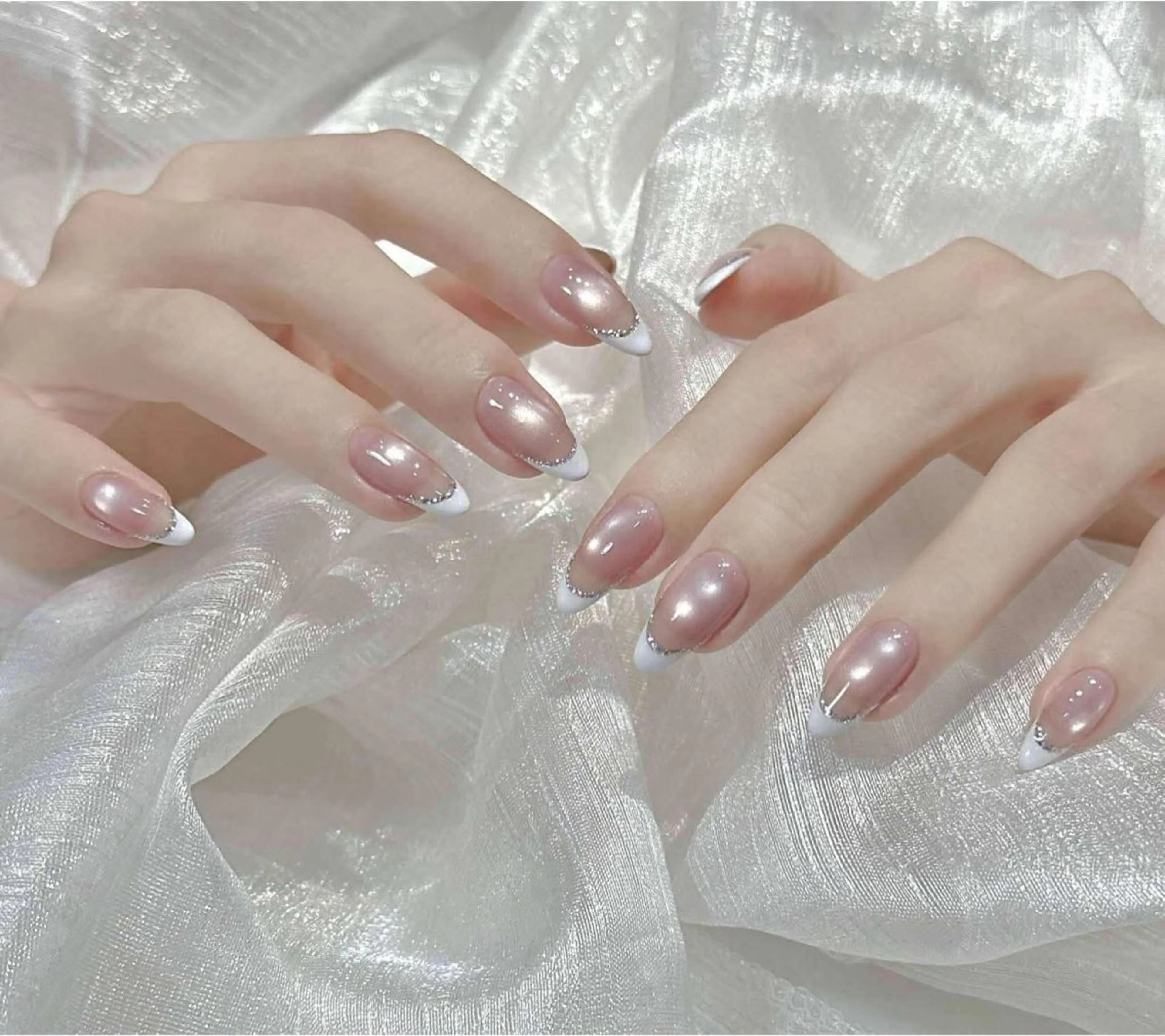 ネイル アートネイル チークネイル 長さ出し フットネイル フレンチネイル Lily nails studio所属・Lily nails studioのネイルデザイン