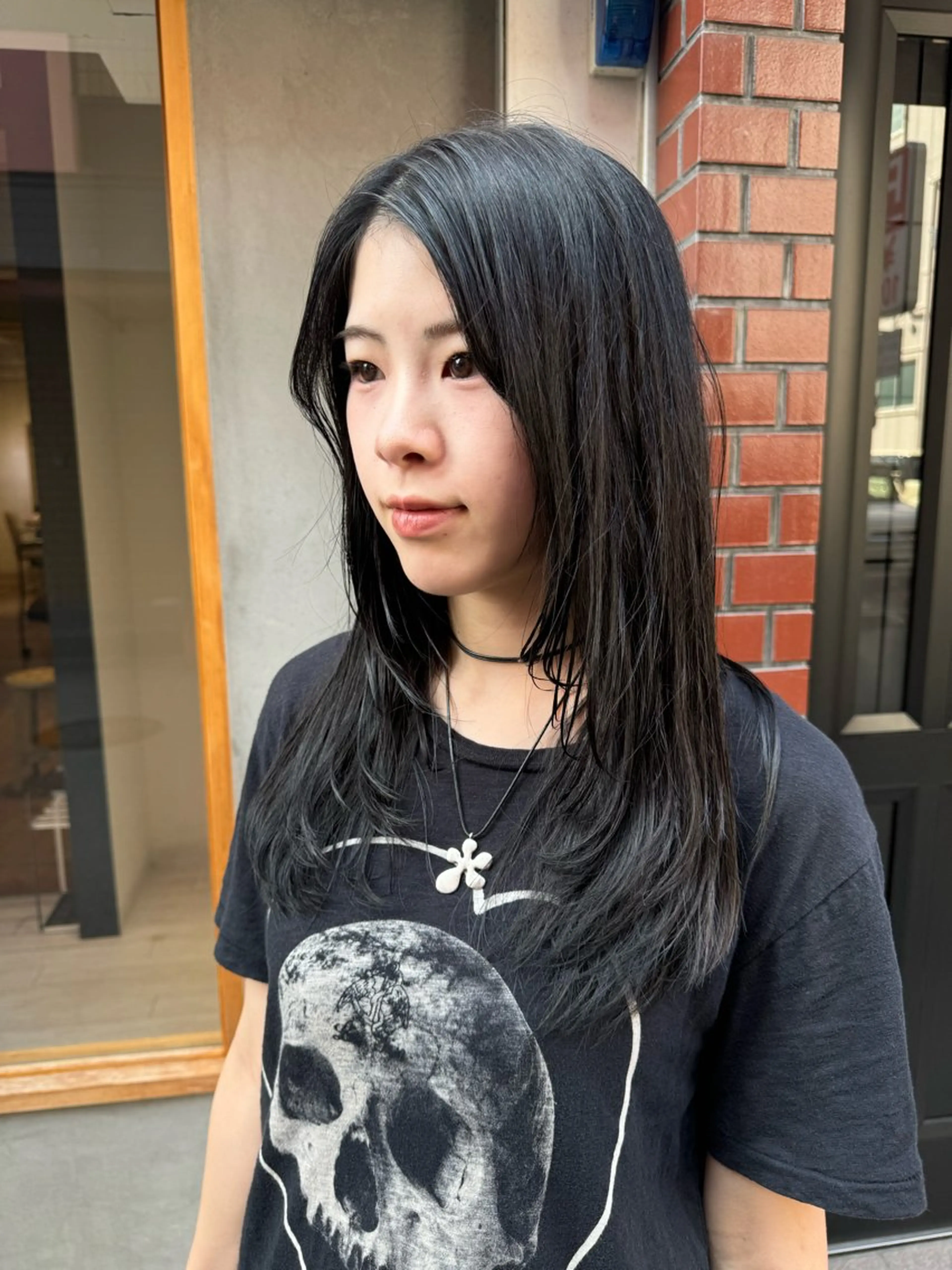 セミロング カット ヘアカラー トリートメント A.Ｍ.hair所属・福本 凌のヘアスタイル