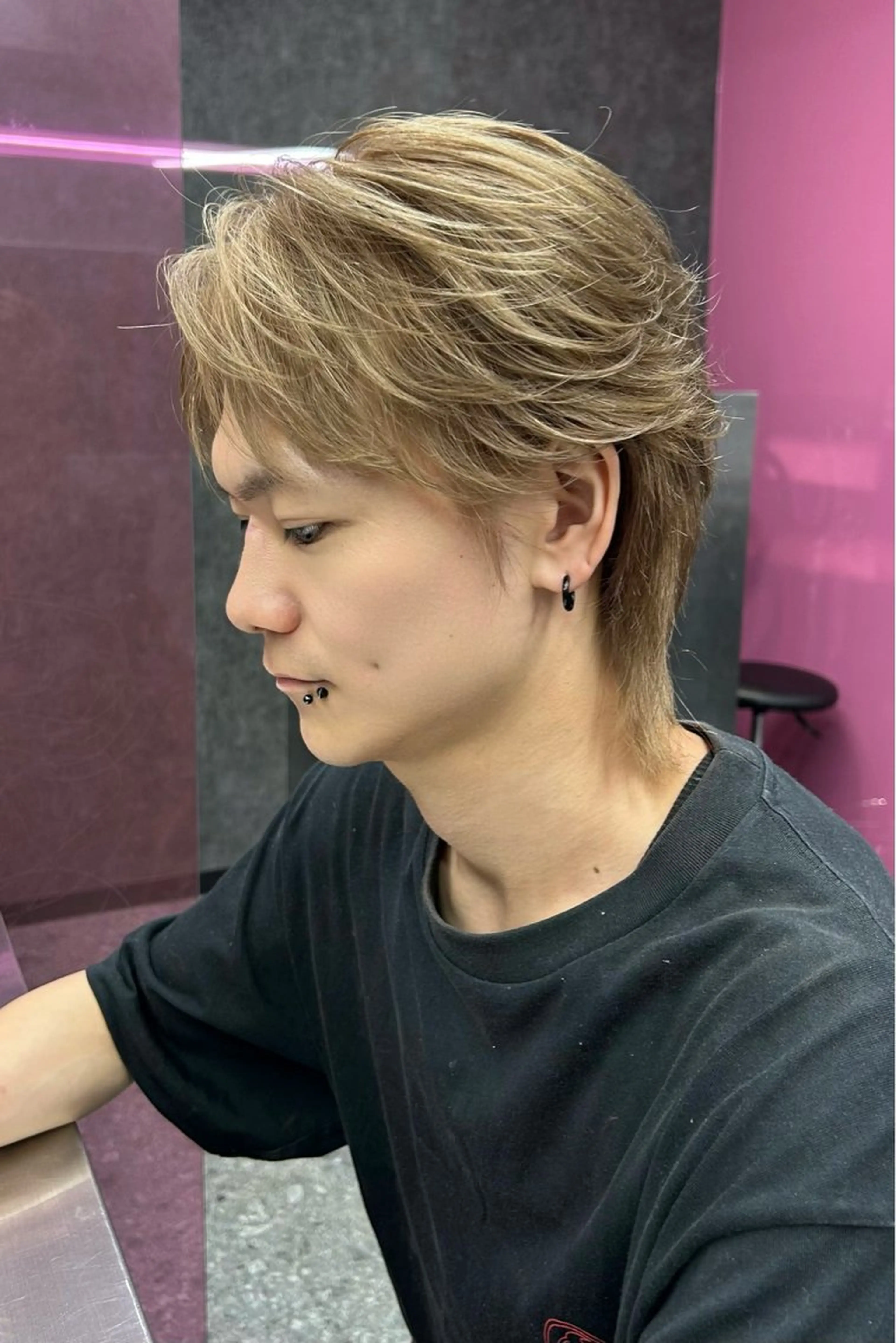 ショート カラー メンズ カット ヘアセット メンズ専門 スタイリスト前田雄輝のヘアスタイル