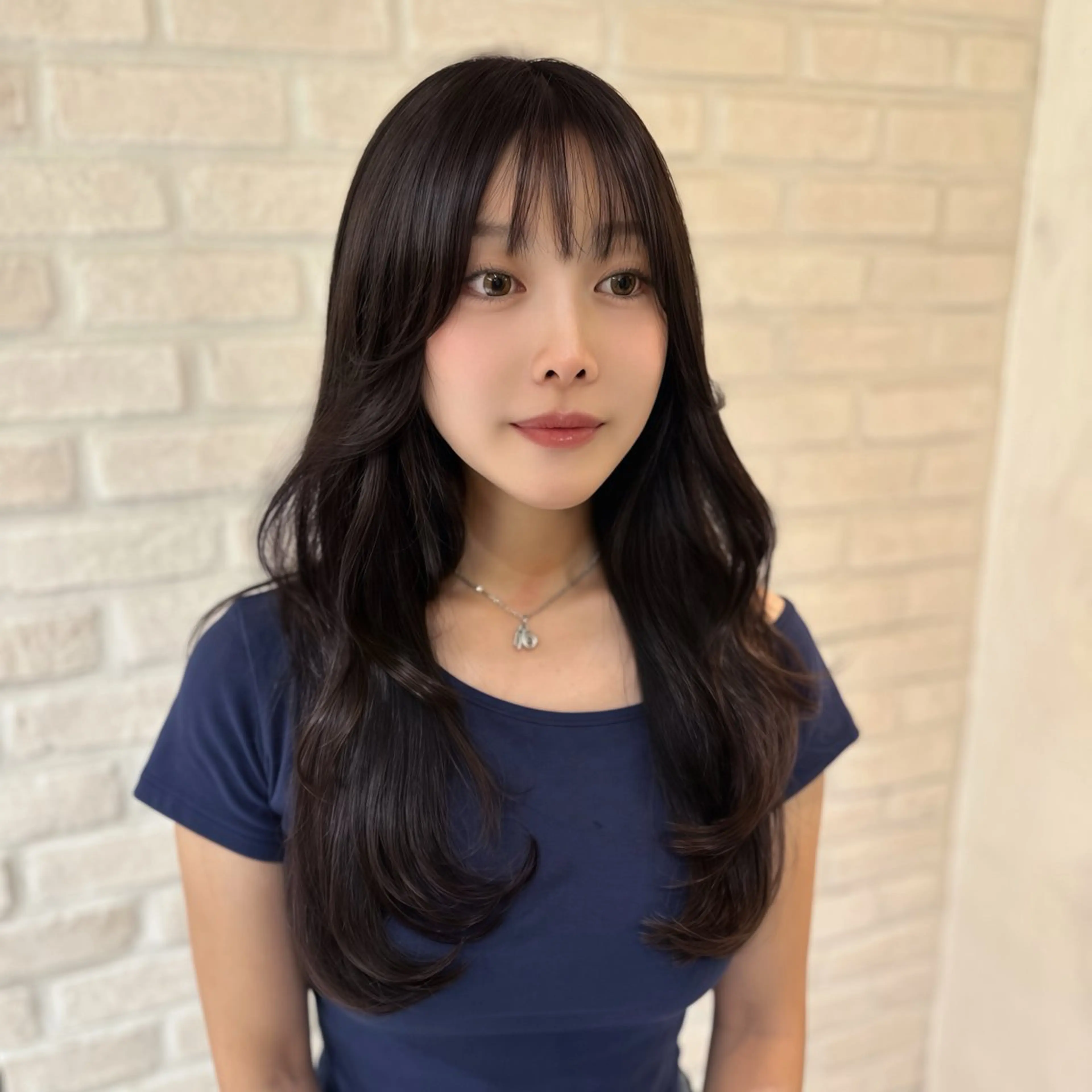 ロング 切りっぱなしボブ ショートボブ ボブ レイヤーカット orgo所属・💖中韓mix style💖チヒロのヘアスタイル