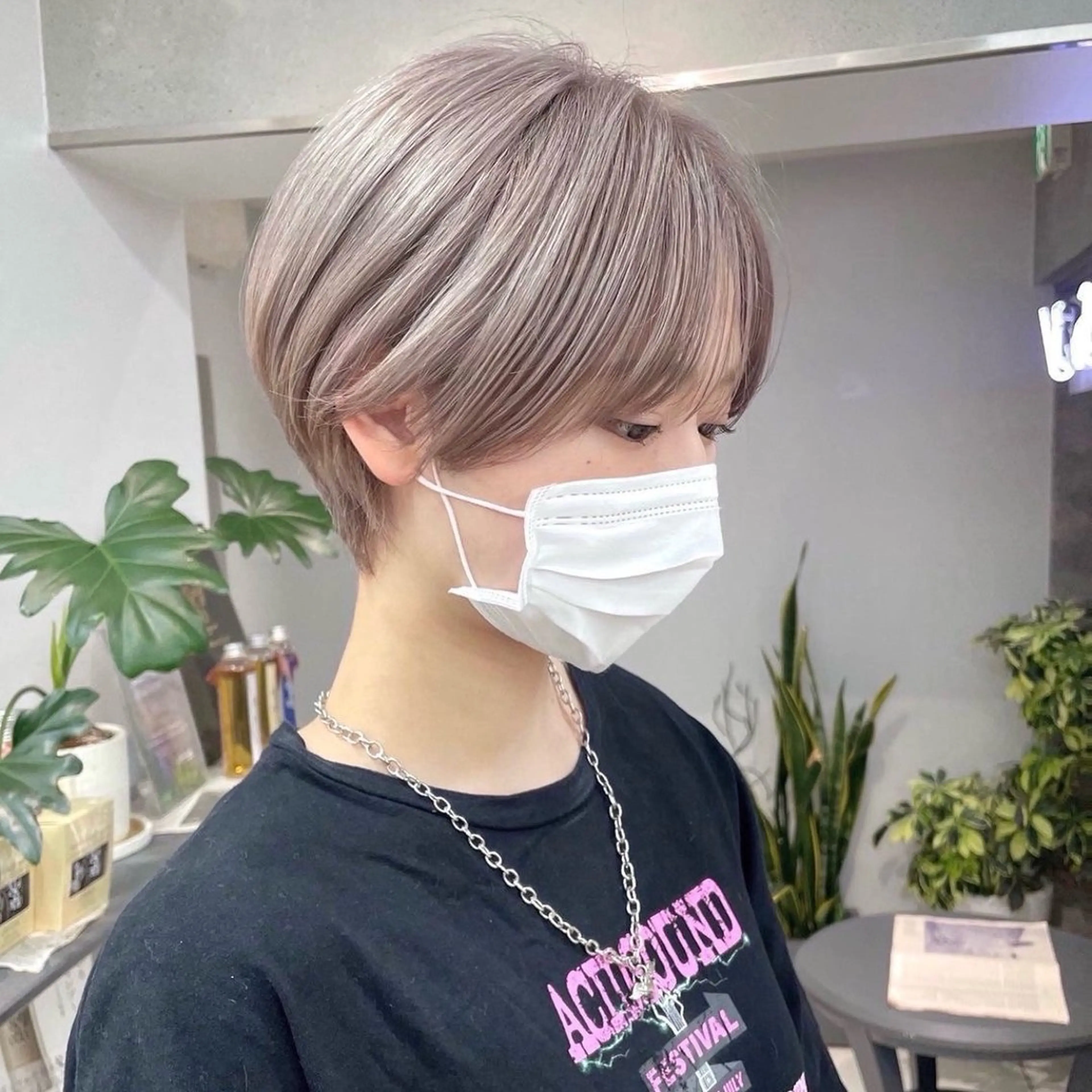 ショート カラー ハイトーン×ショート /RINのヘアスタイル