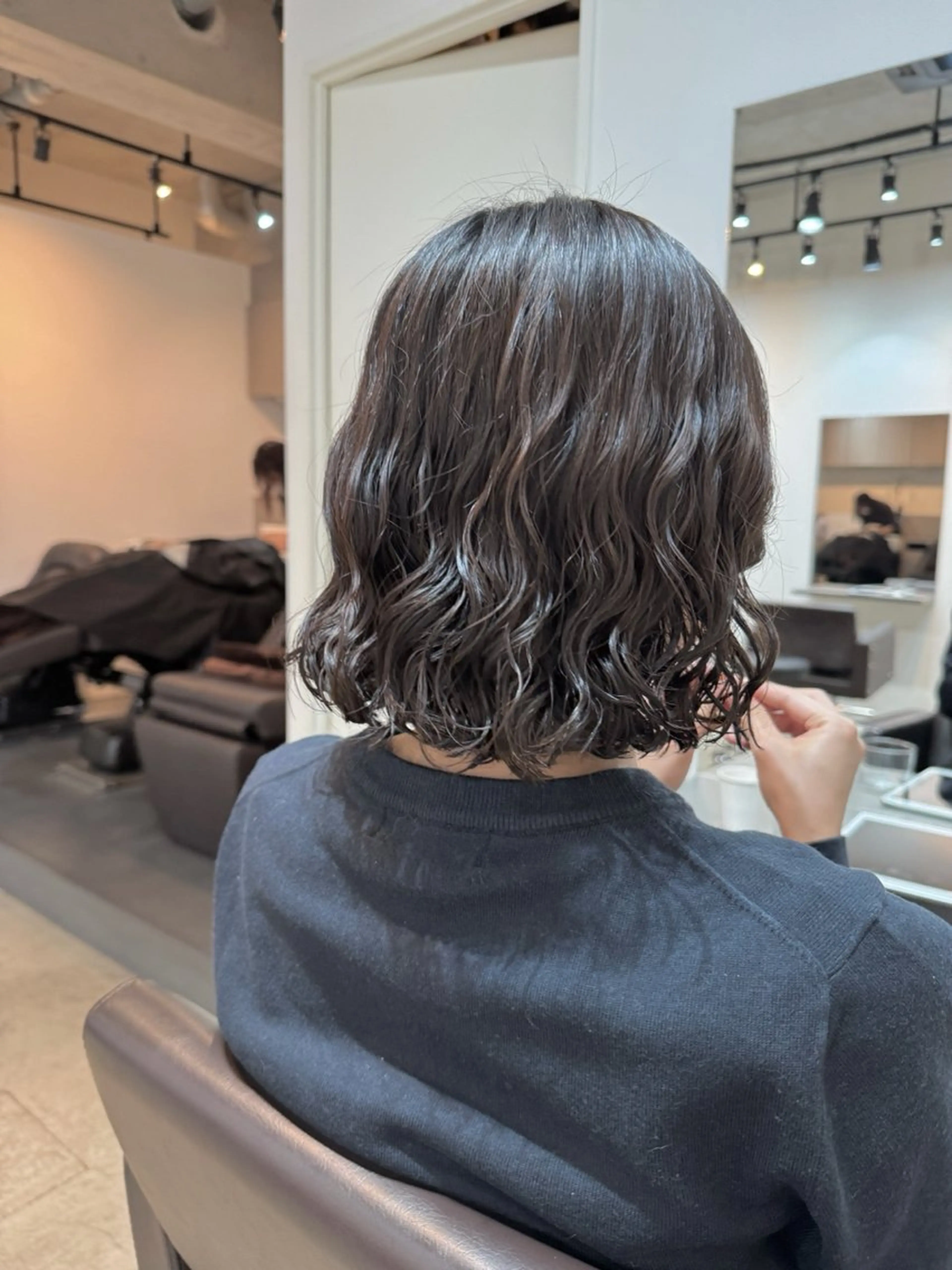 ショート カット パーマ トリートメント レイヤーカット /神野楓のヘアスタイル