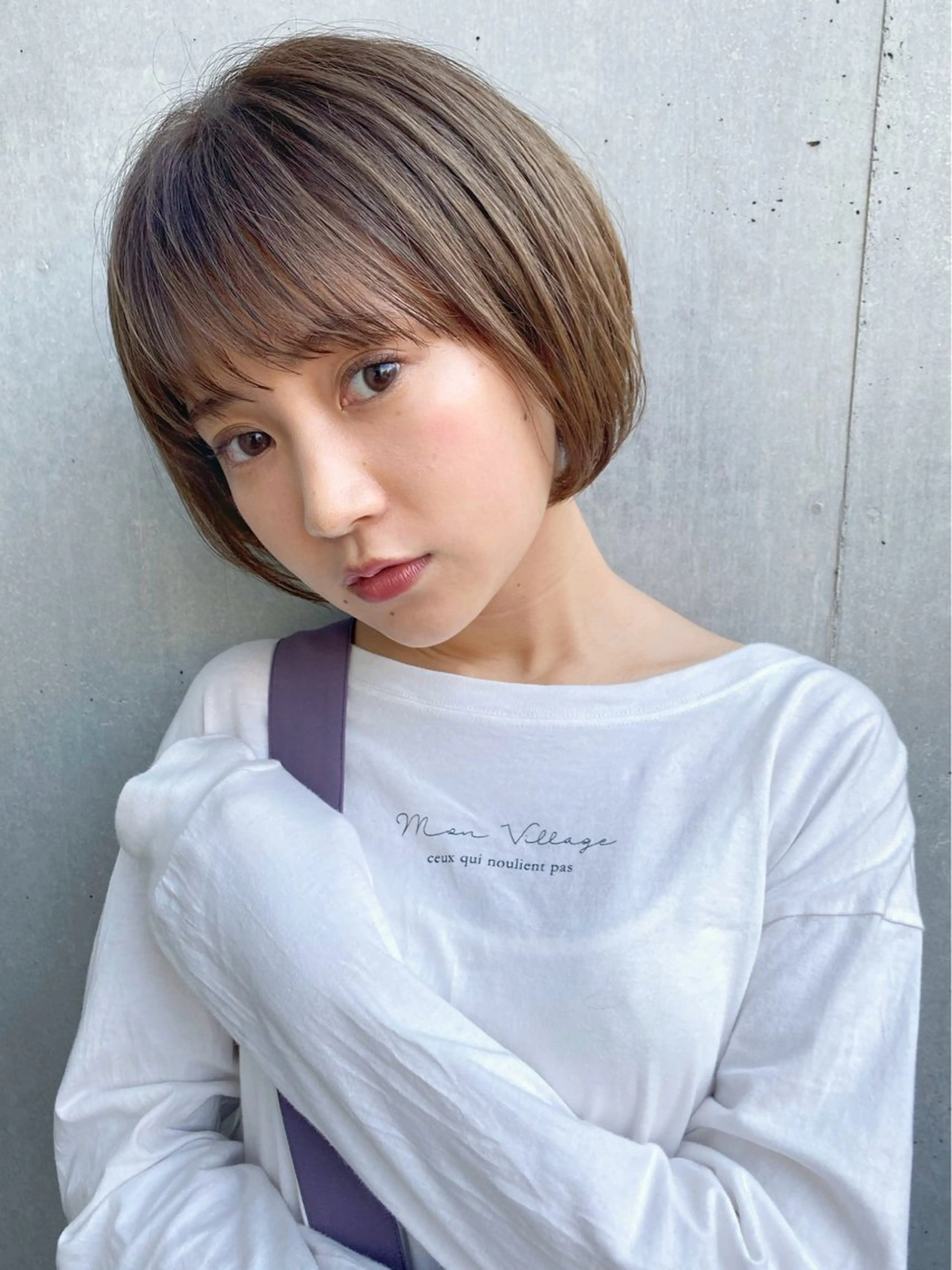 ショート カラー ショートボブ ベージュカラー 透明感カラー ボブ ショートヘア カット ヘアカラー トリートメント GO TODAY SHAiRE SALON Arc店所属・🉐メンズヘア特化 men's/ケンイチのヘアスタイル