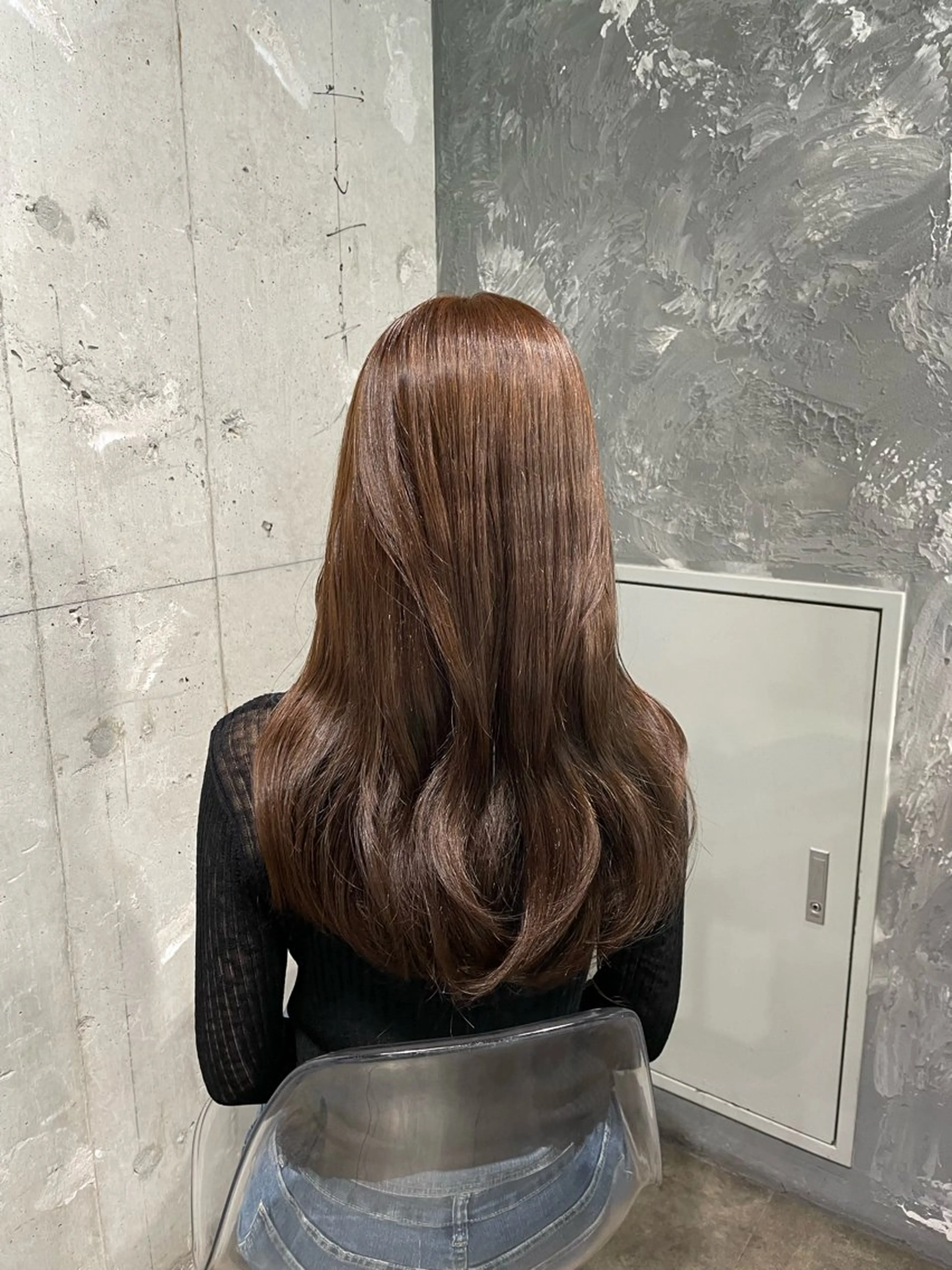 カラー カット ヘアカラー トリートメント ヘアセット 🤍ベージュ/透明感 韓国ヘア/まりん🤍のヘアスタイル