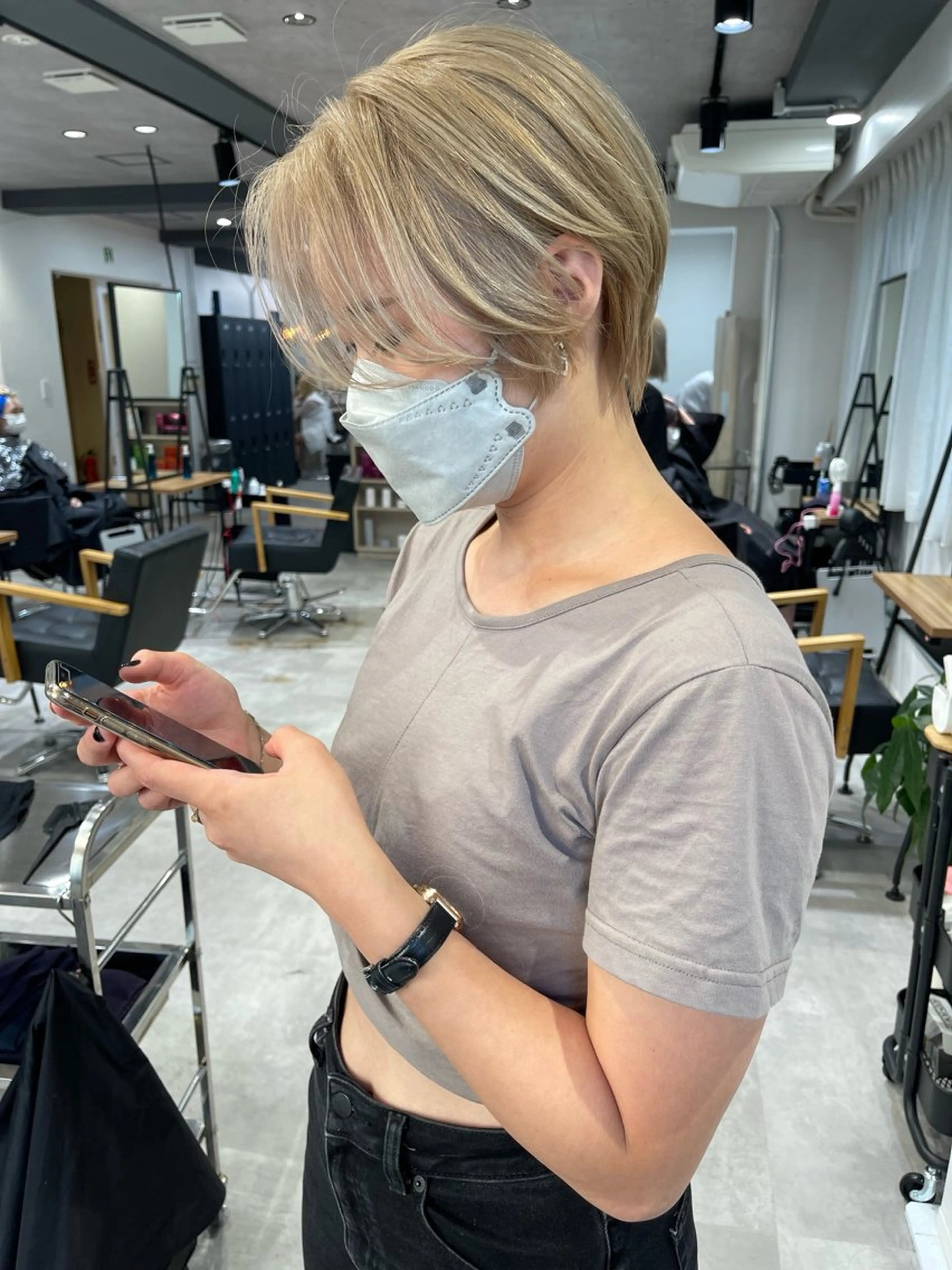 ショート カラー 暖色カラー/ 横浜/森裕斗のヘアスタイル